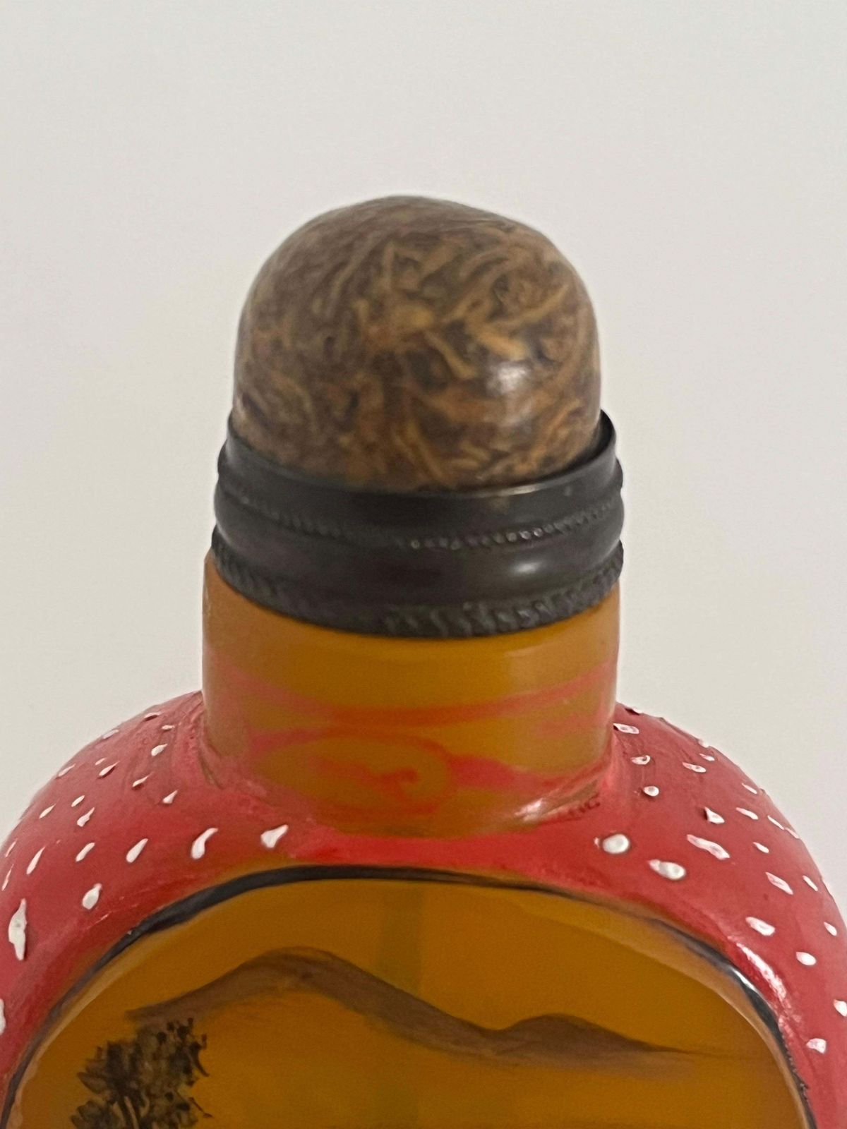 Chinese gele glazen snuffelfles, fijn handgeschilderd, tweekarigteken op de bodem photo buy