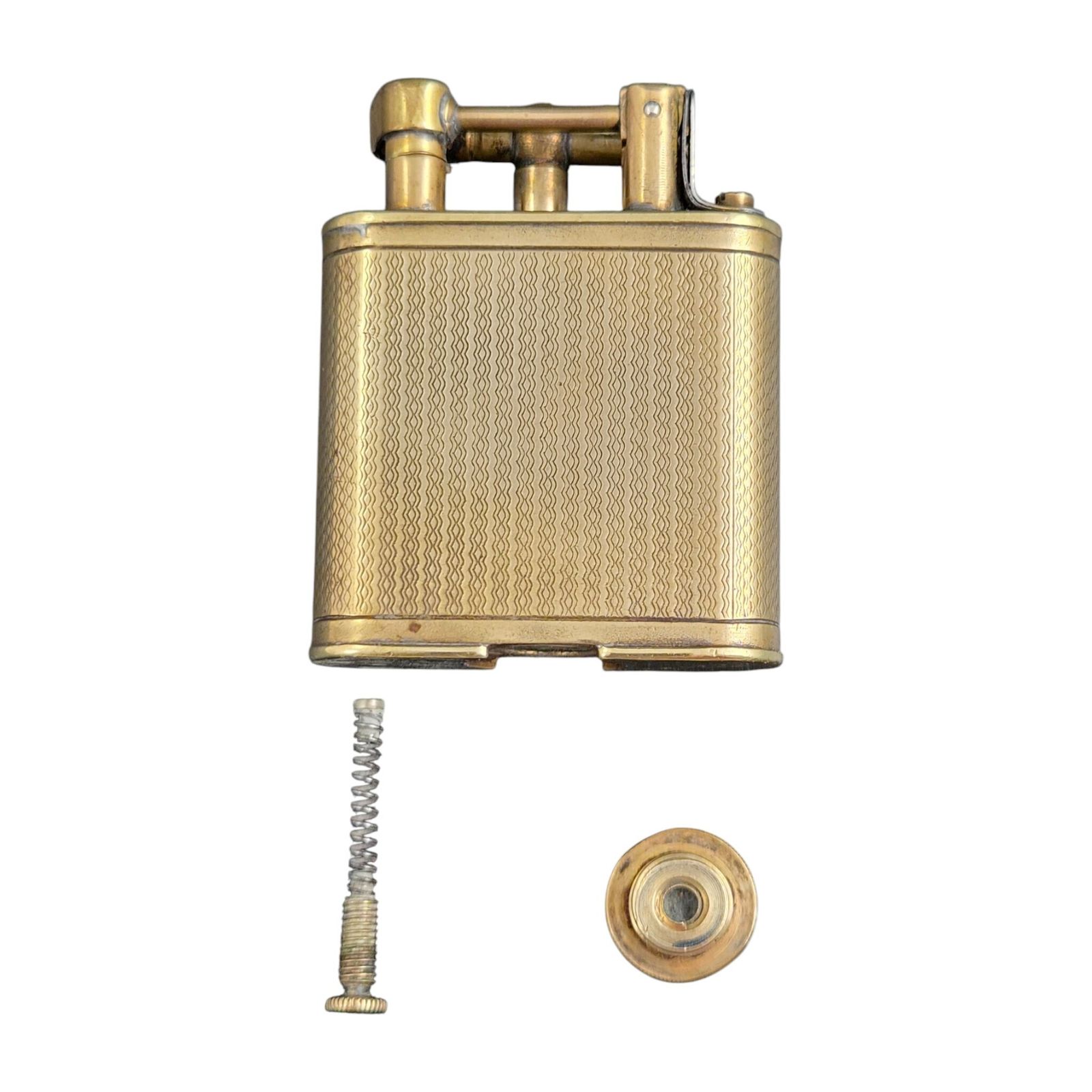 photo furniture Early Dunhill Unique B Straight Arm Gold Plated Petrol Lighter, C.1926–1928