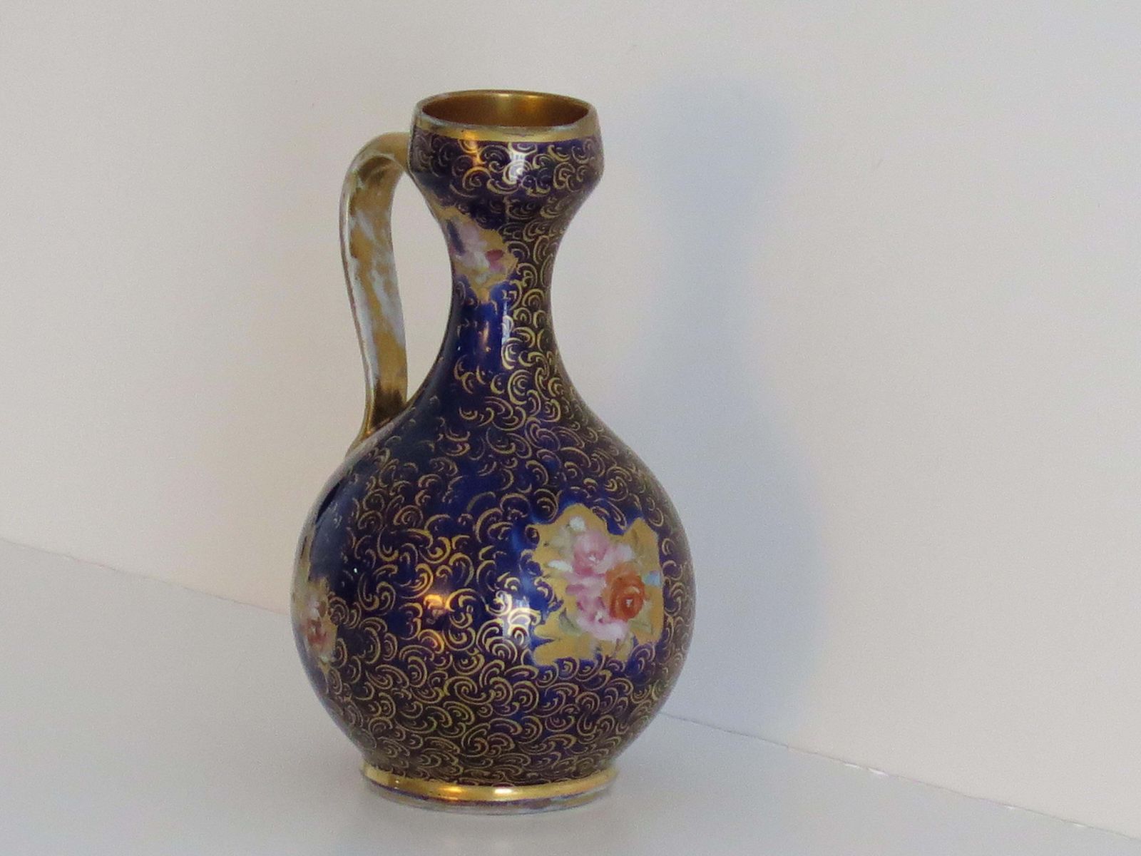 Mason's Ironstone kan, handgeschilderde rozenboeketjes, ca. 1813 1820 photo buy