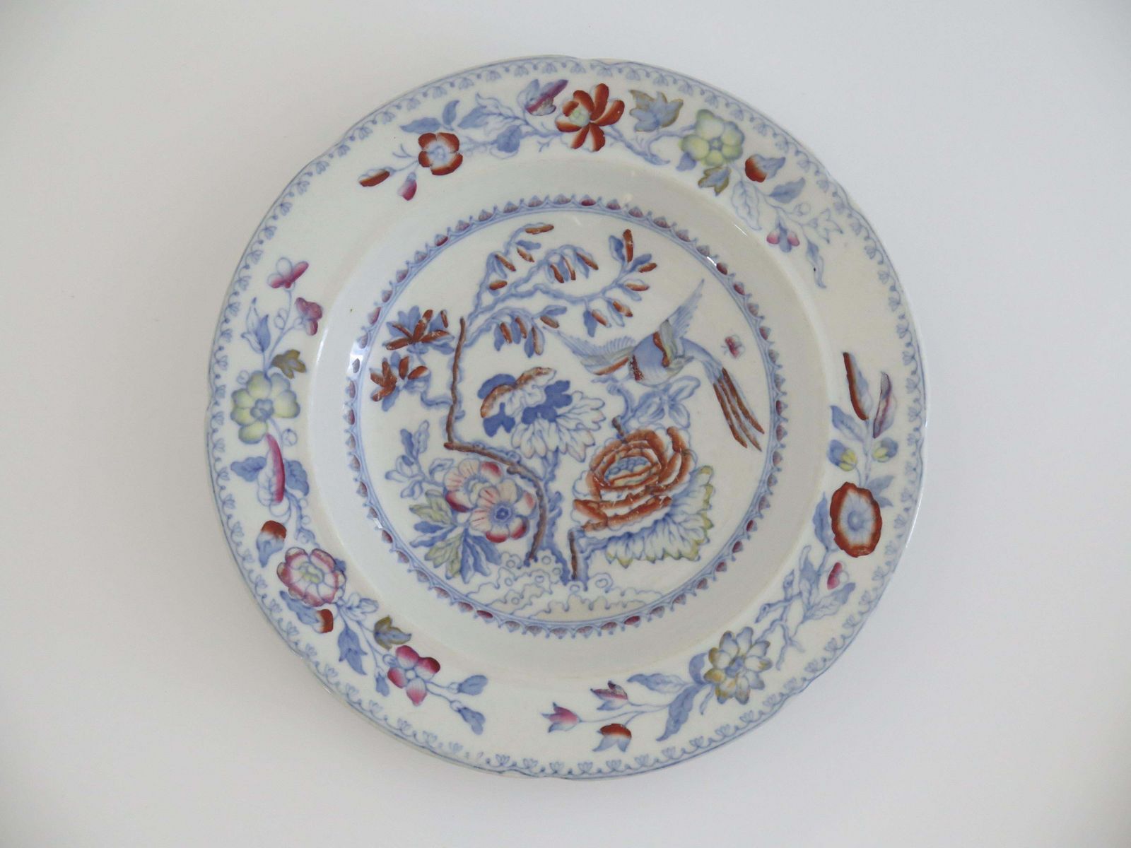 Mason's Ironstone soepkommen, set van vier, Flying Bird-patroon, ca. 1870 photo buy