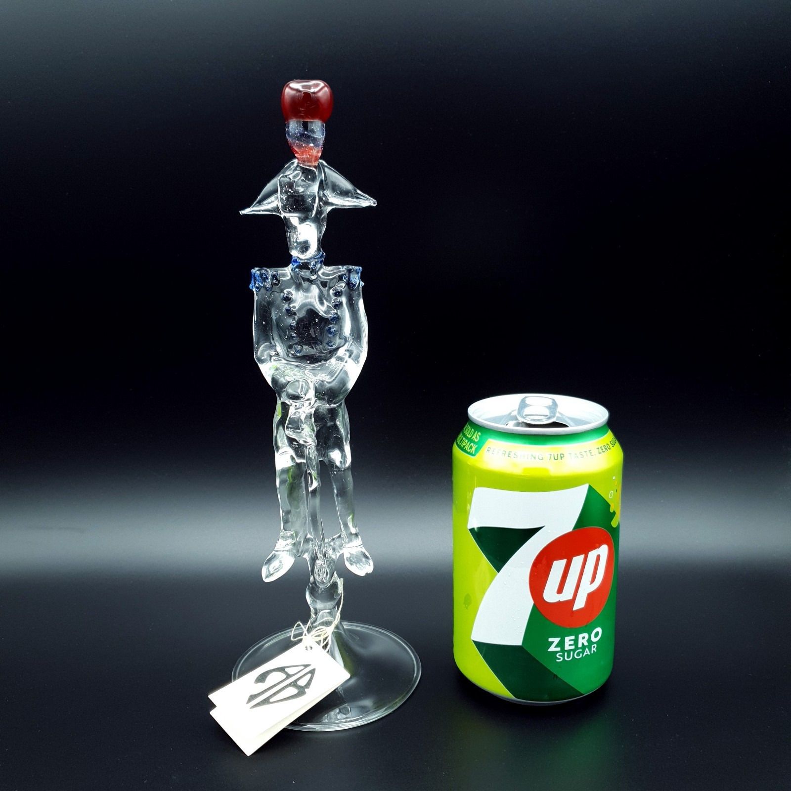 photo buy Handgemaakte glazen kunst militair figuur Amanzio Bormioli Raffaello Bormioli Italy