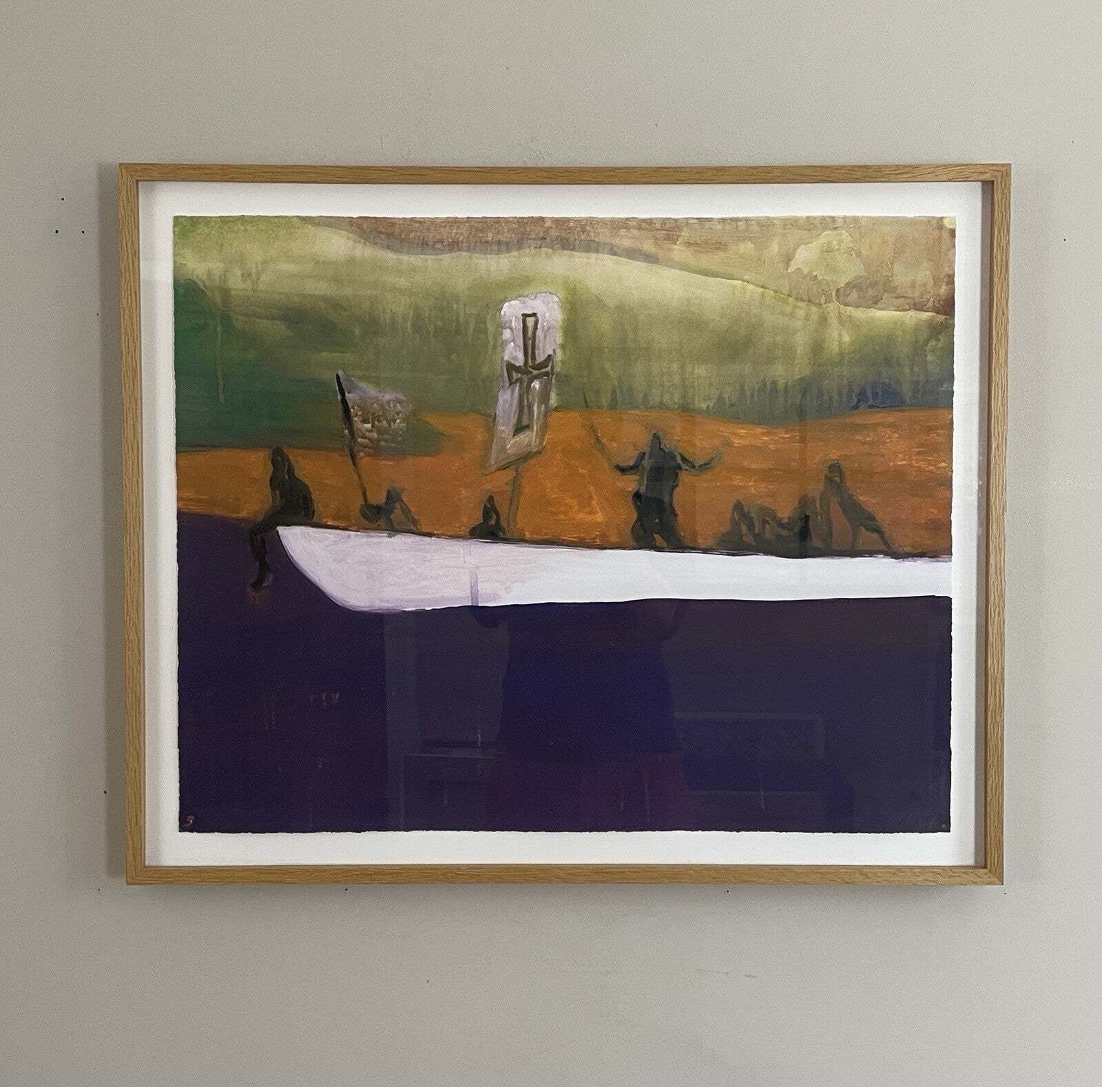 Peter Doig Untitled (Canoe)   Colour Aquatint, Signed, Framed Edition Of 500, 2008 2008