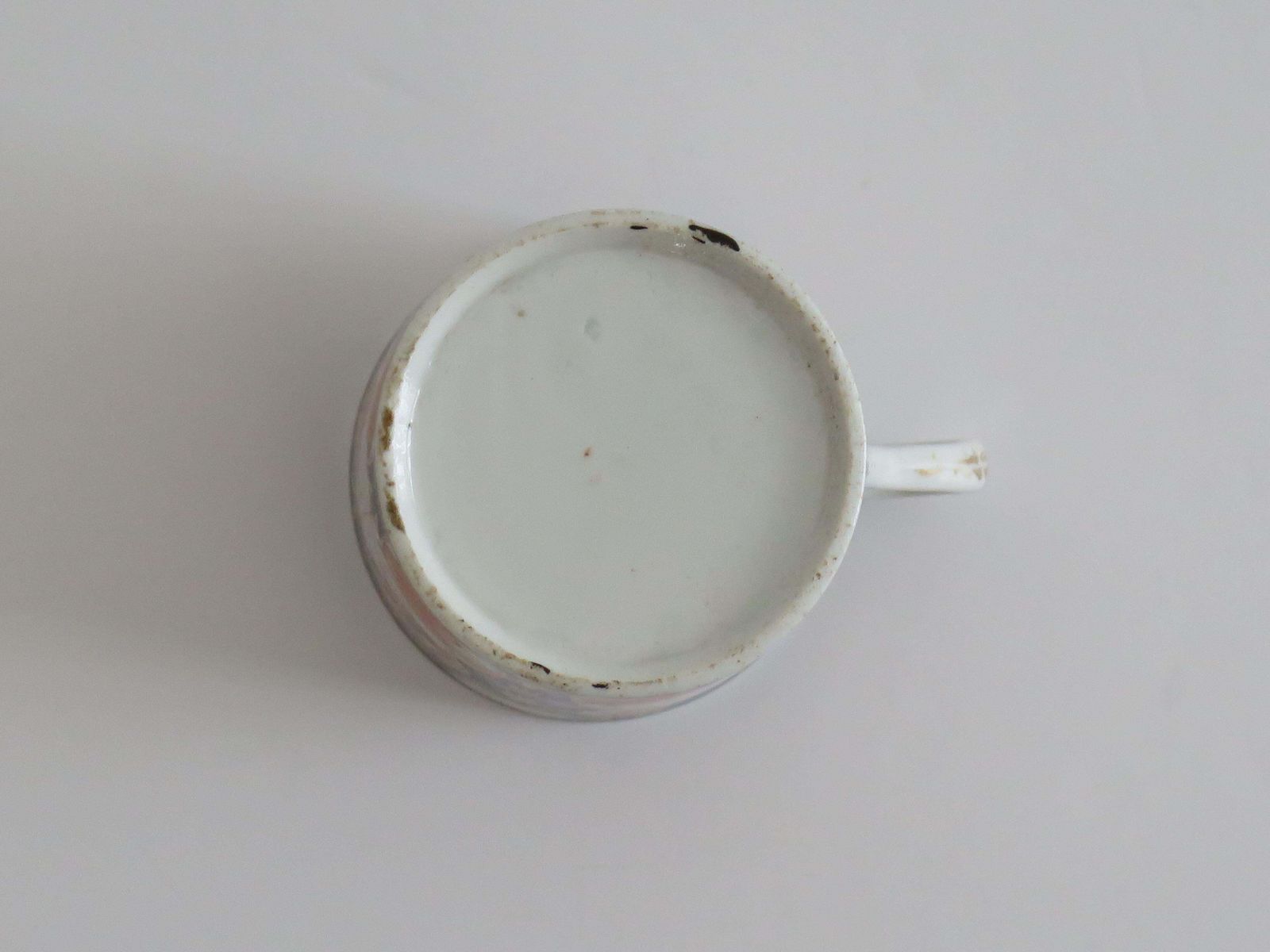 photo vintage Georgian Coalport Porcelain Coffee Can, Hand Painted, Circa 1810