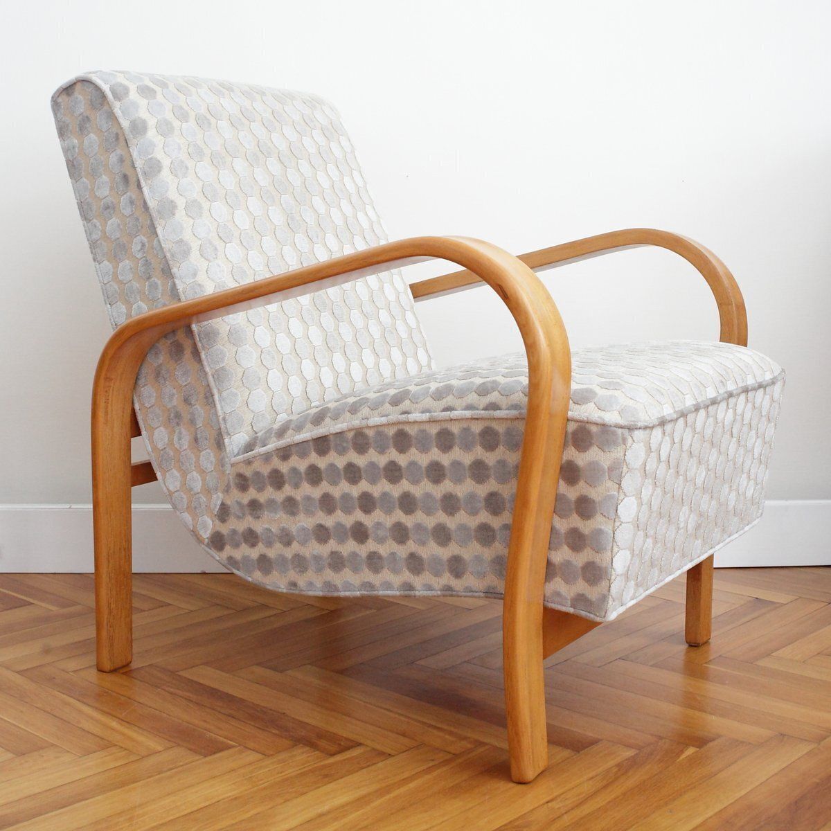 Mid Century Lounge Chair By Karel Kozelka And Antonin Kropacek For Interier Praha, 1950s