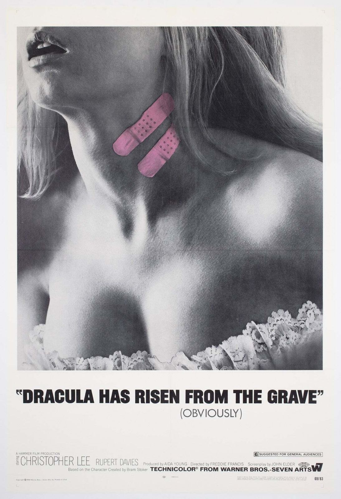 Dracula Has Risen From The Grave 1969 Us 1 Sheet Film Poster.