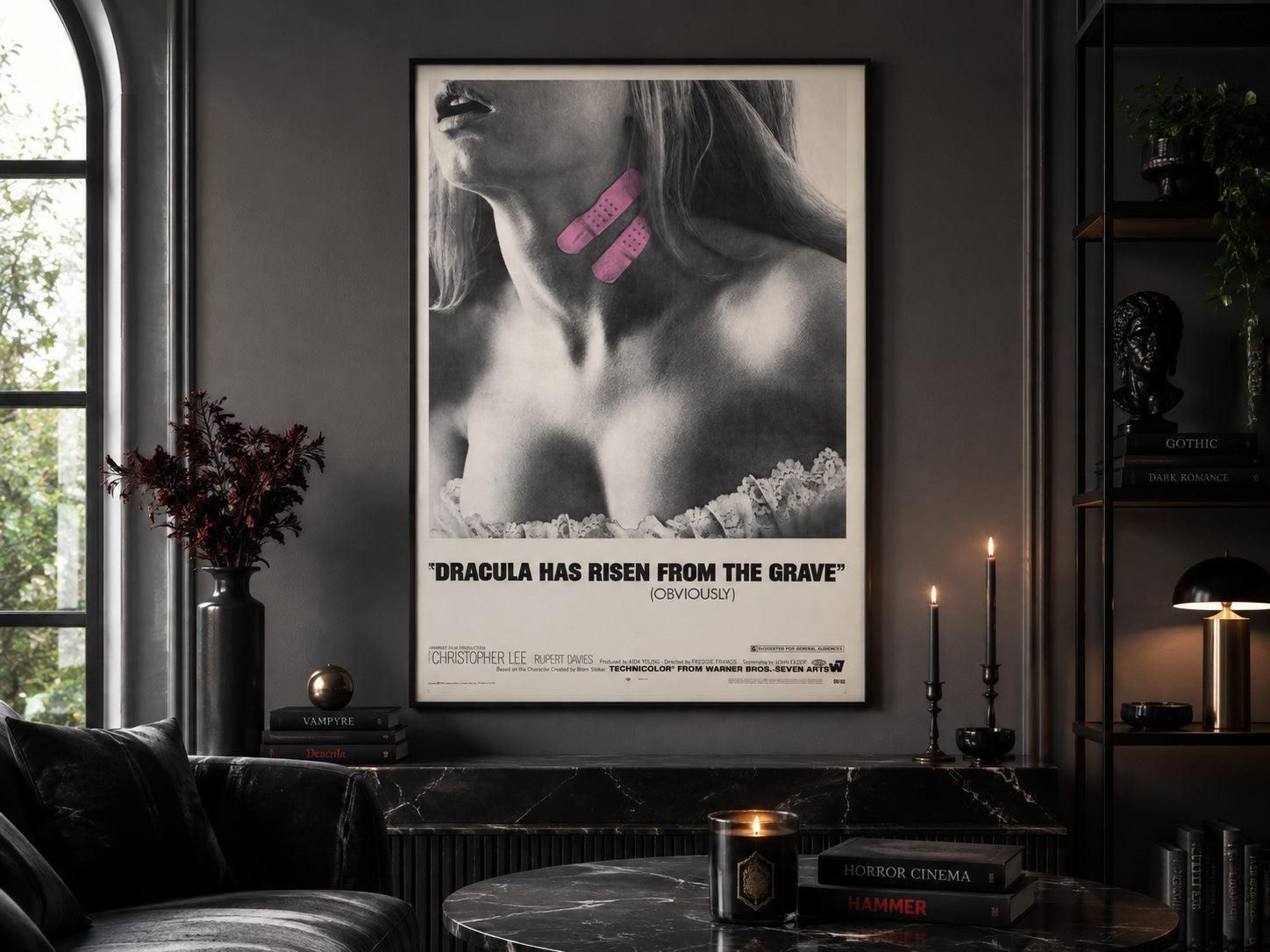 Dracula Has Risen From The Grave 1969 Us 1 Sheet Film Poster. photo furniture