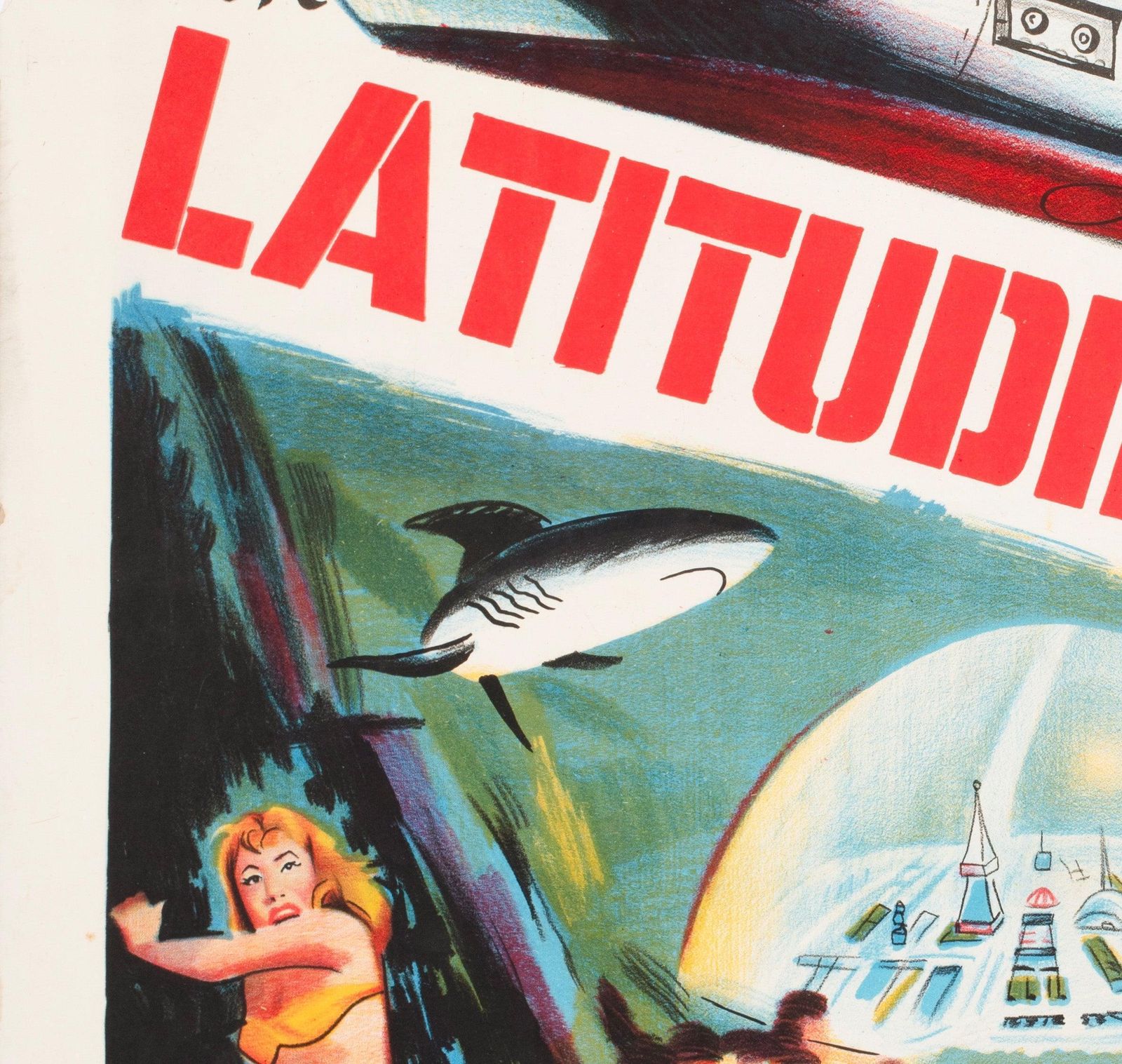 Latitude Zero C1969 Egyptische filmposter. photo 530.0