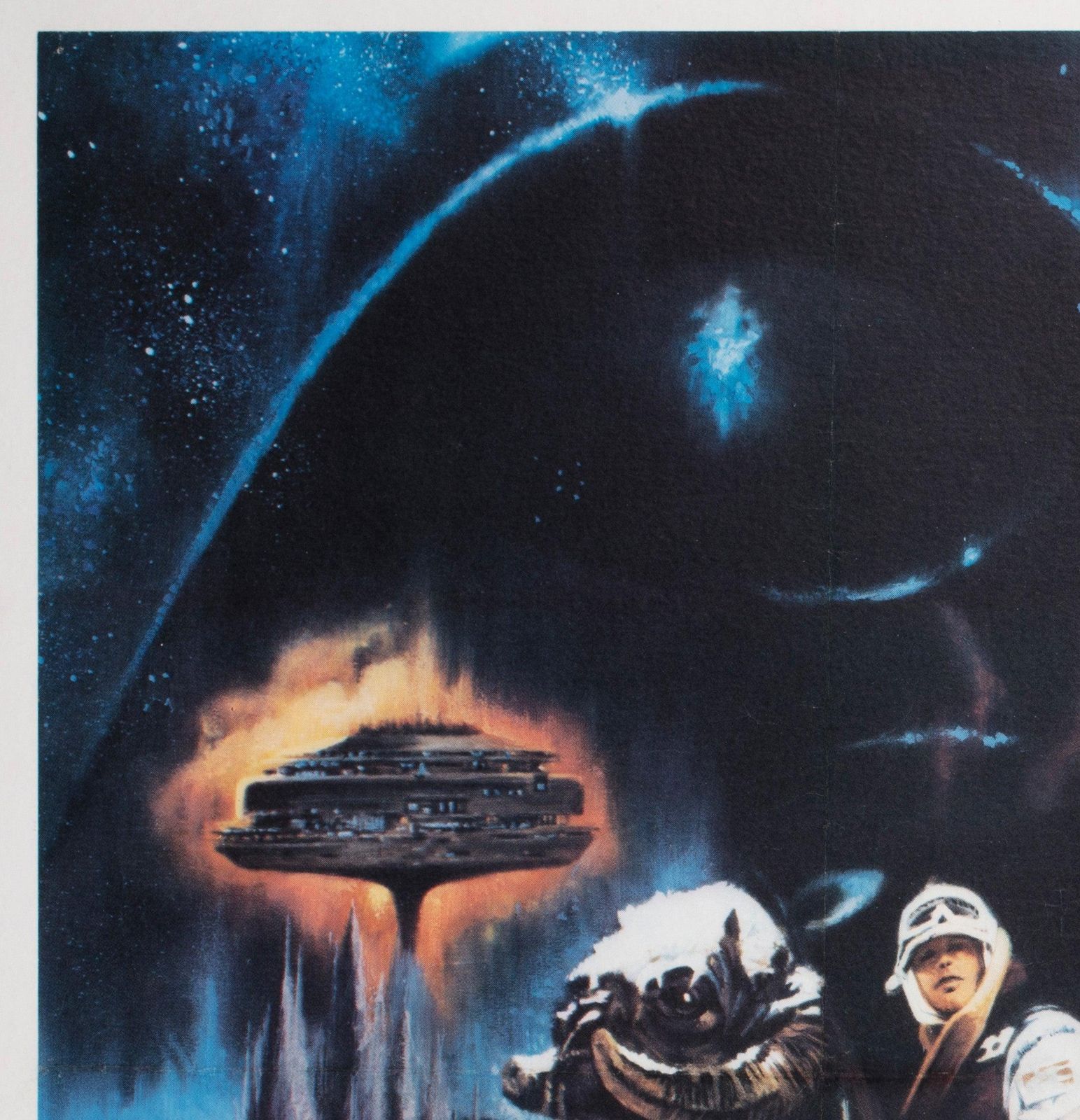 The Empire Strikes Back 1980 Uk Quad Gwtw Style Film Poster. photo for sale
