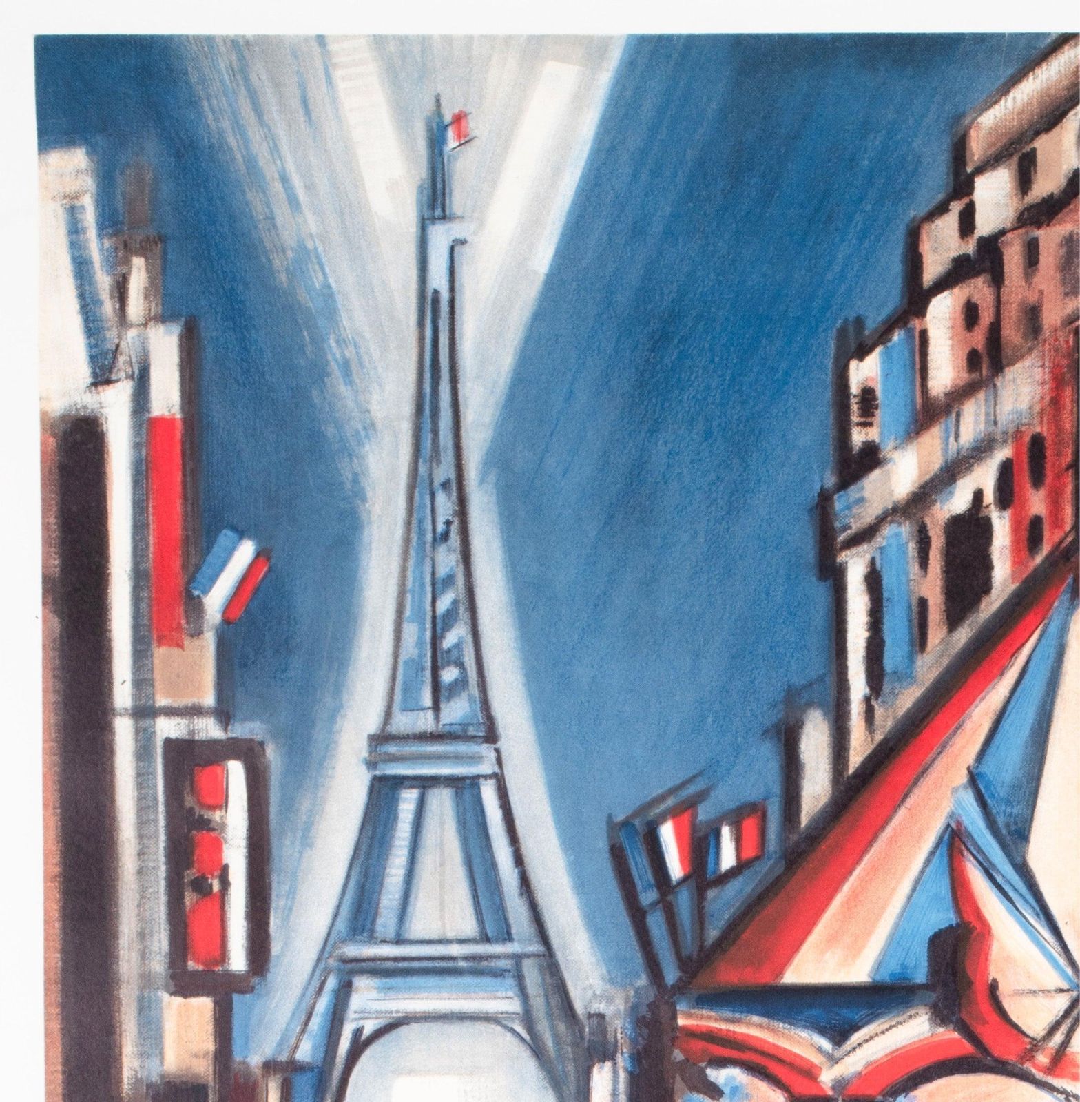Reisaffiche Parijs 1964, Marcel Gromaire. photo for sale