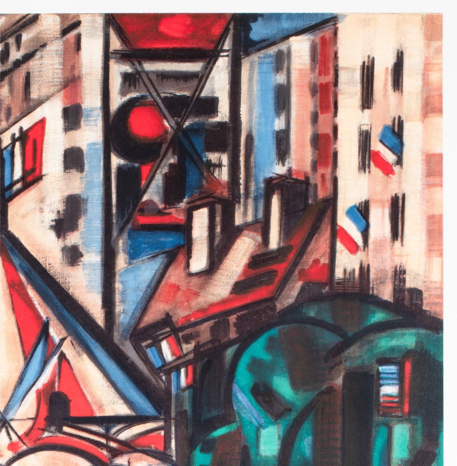 Reisaffiche Parijs 1964, Marcel Gromaire. photo Kunst
