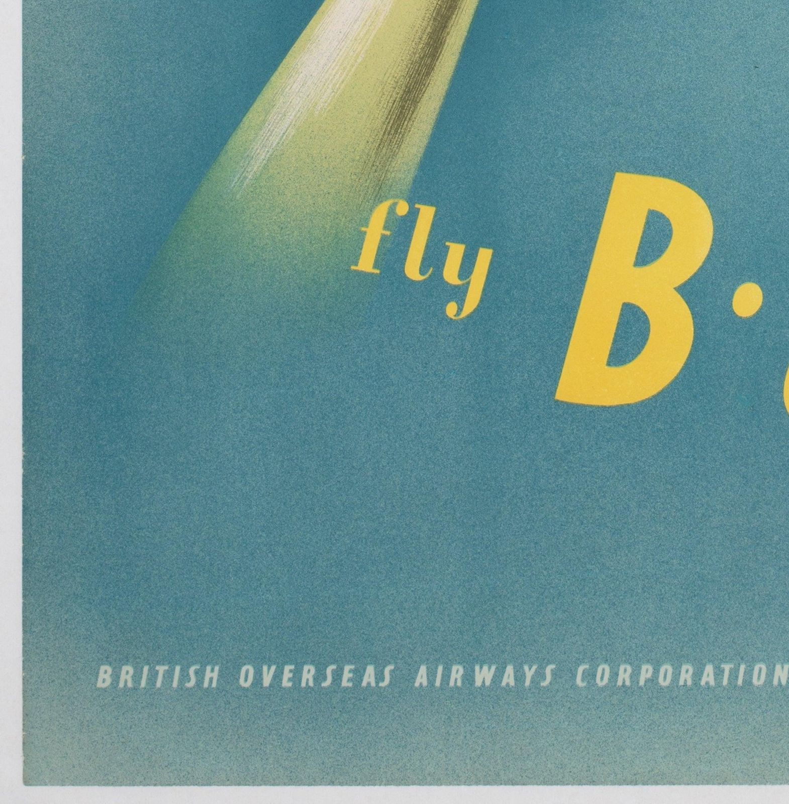BOAC ca. jaren 1950 reisaffiche luchtvaartmaatschappij, Norman Weaver photo buy