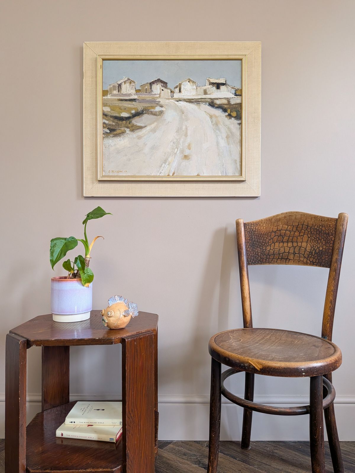 Beyond The White Road, olieverfschilderij photo furniture