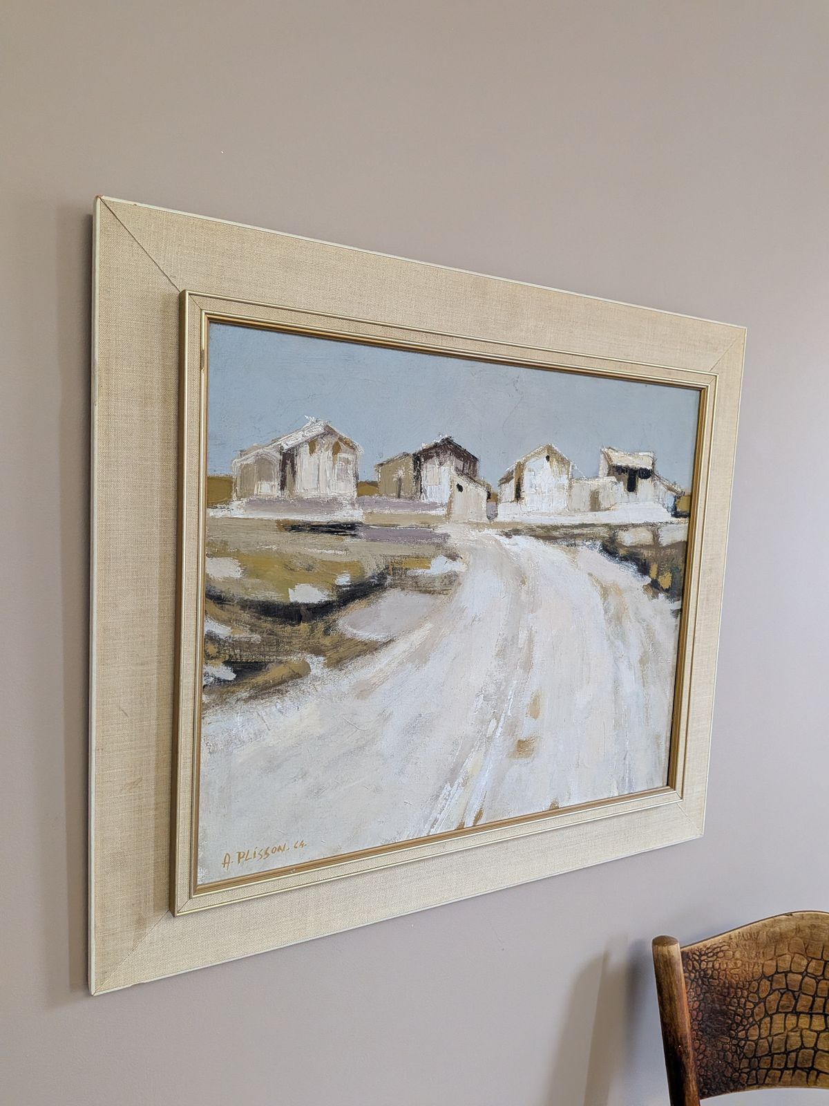 Beyond The White Road, olieverfschilderij photo for sale