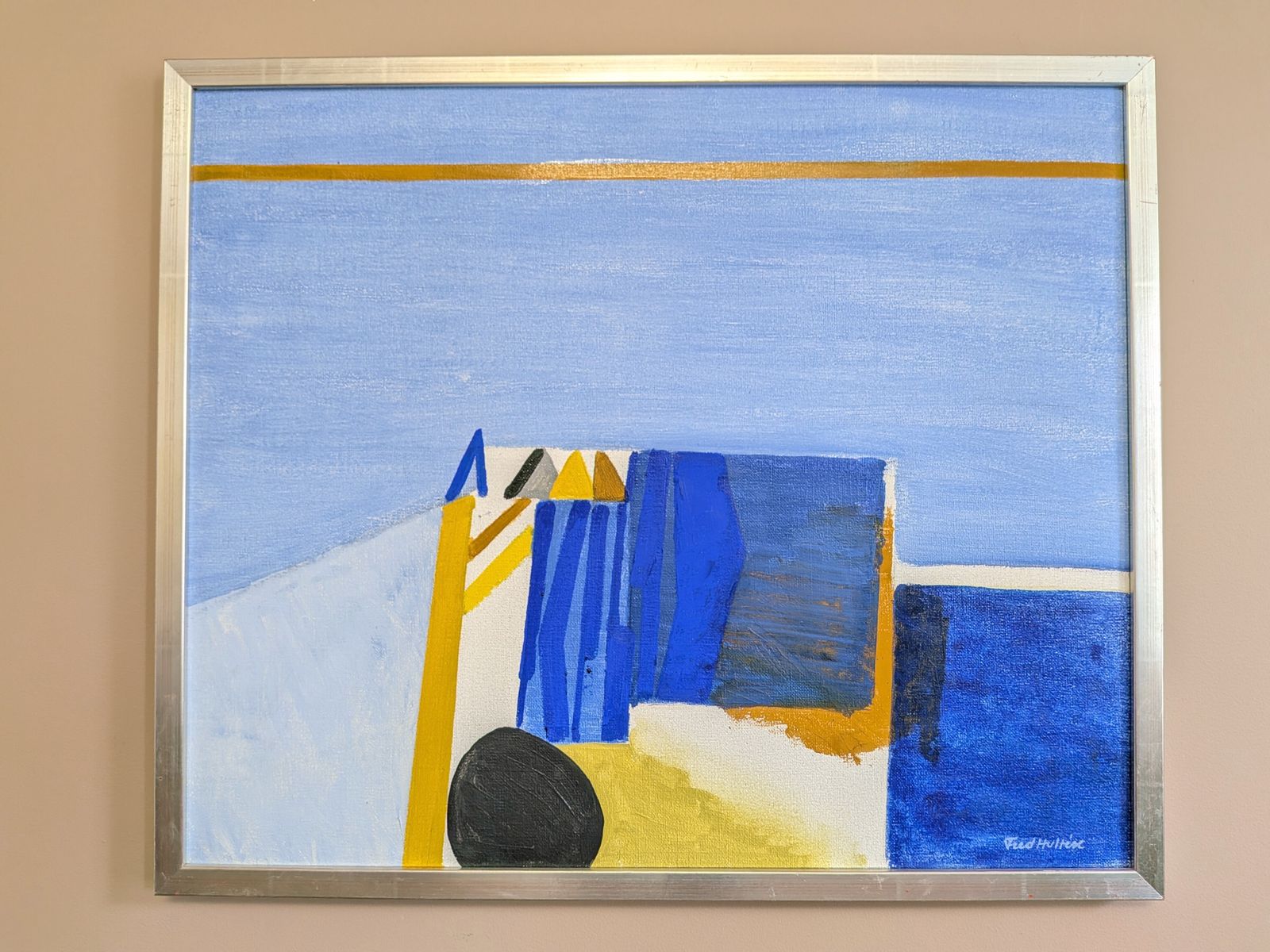 The Golden Divide, olieverfschilderij