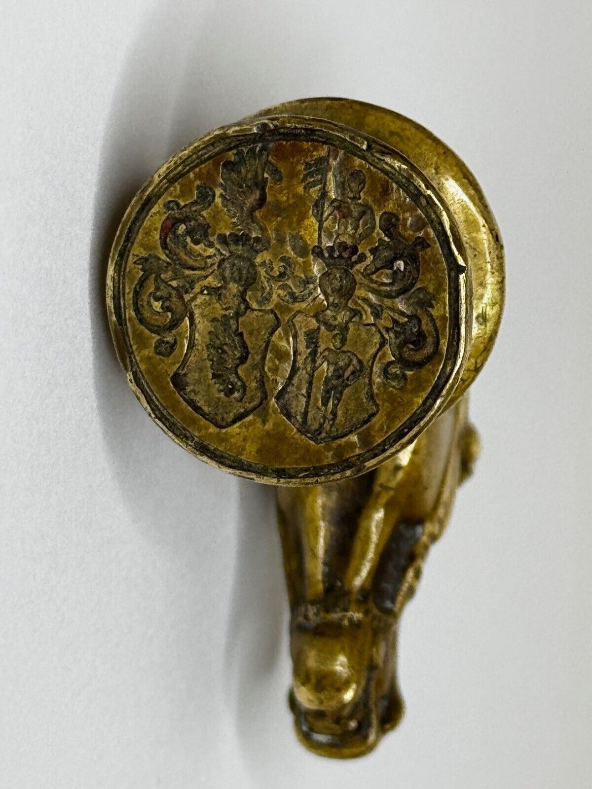 Georgian Horse Head Armorial Desk Seal C.1770–1800 Scottish Interest photo buy