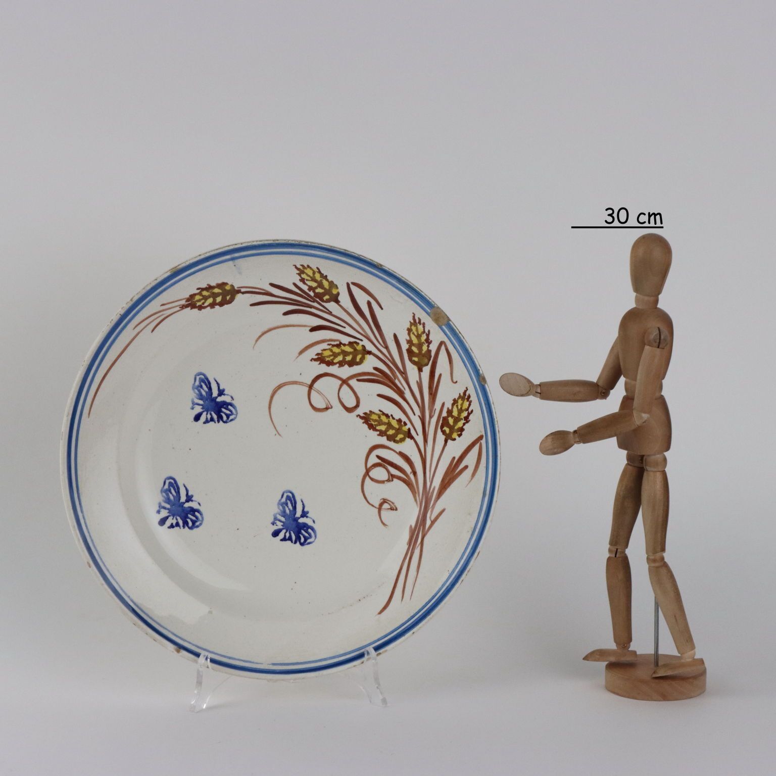 Antiek bord Mondovì Ceramic Man. Vedova Besio & Figli '900 photo furniture