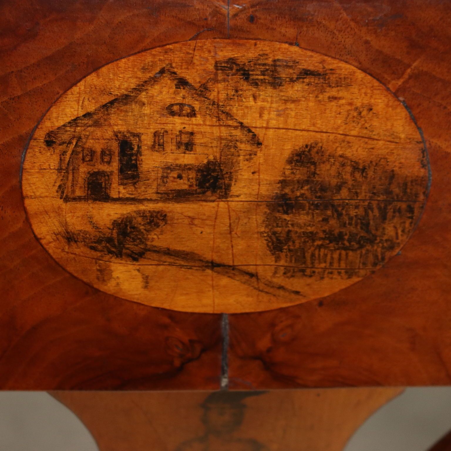 Paar Empire Walnoten Stoelen   Oostenrijk, Begin 19e Eeuw photo Meubels
