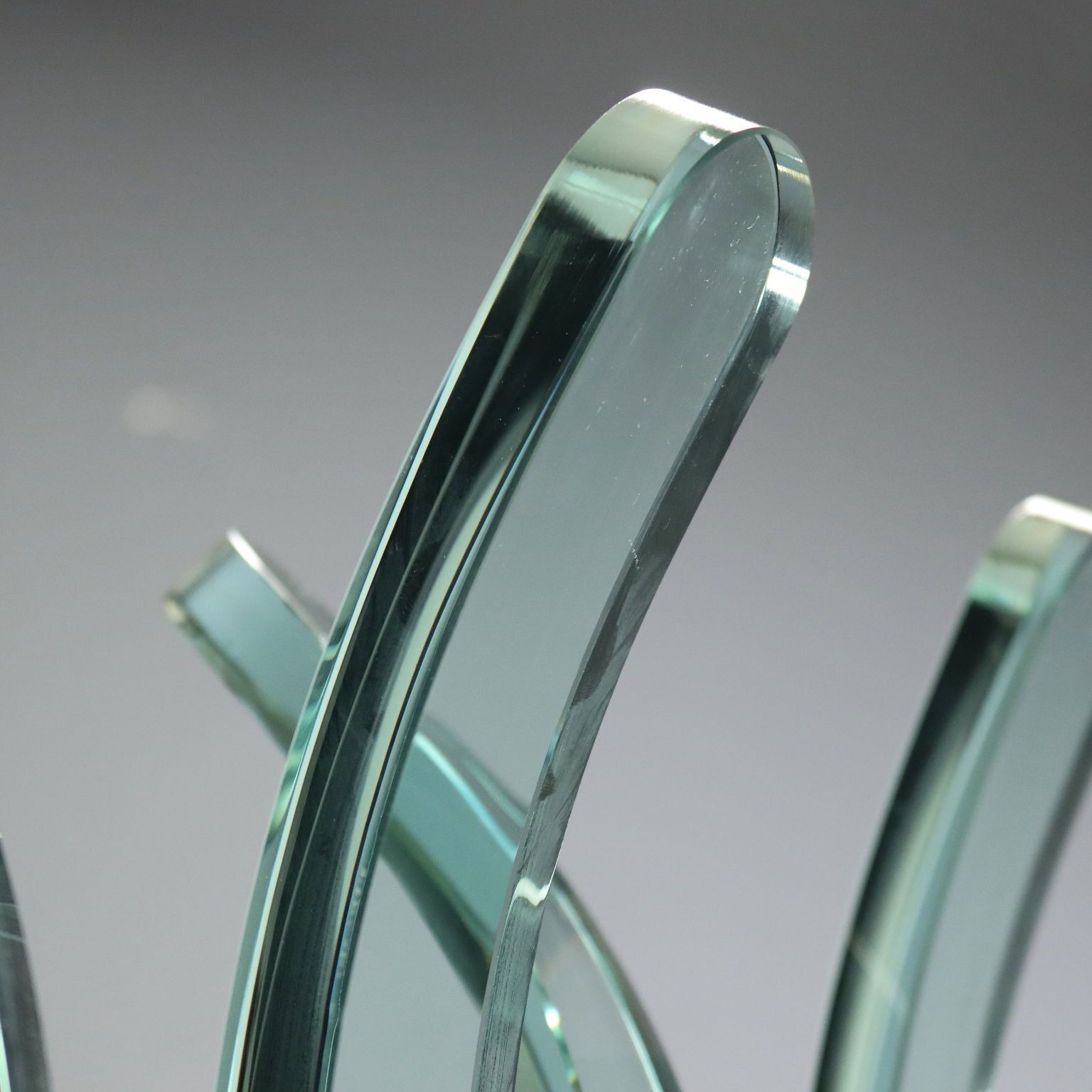 Vintage Coat Stand Fiam Plastic Glass Design Italy 1970s 1980s photo 950.0