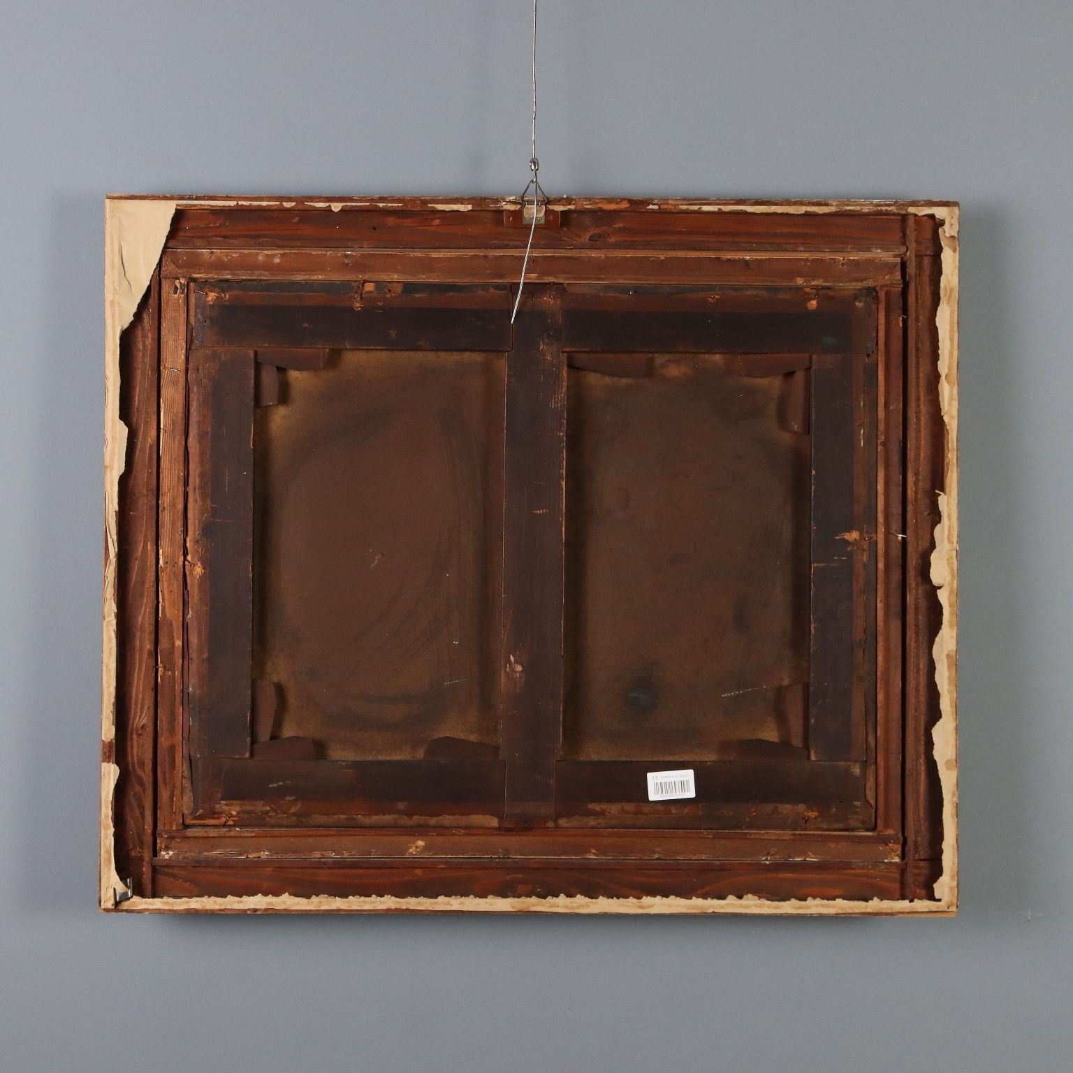 photo for sale Tableau d'époque, paysage animé de figures, huile sur toile, XVIIIe siècle