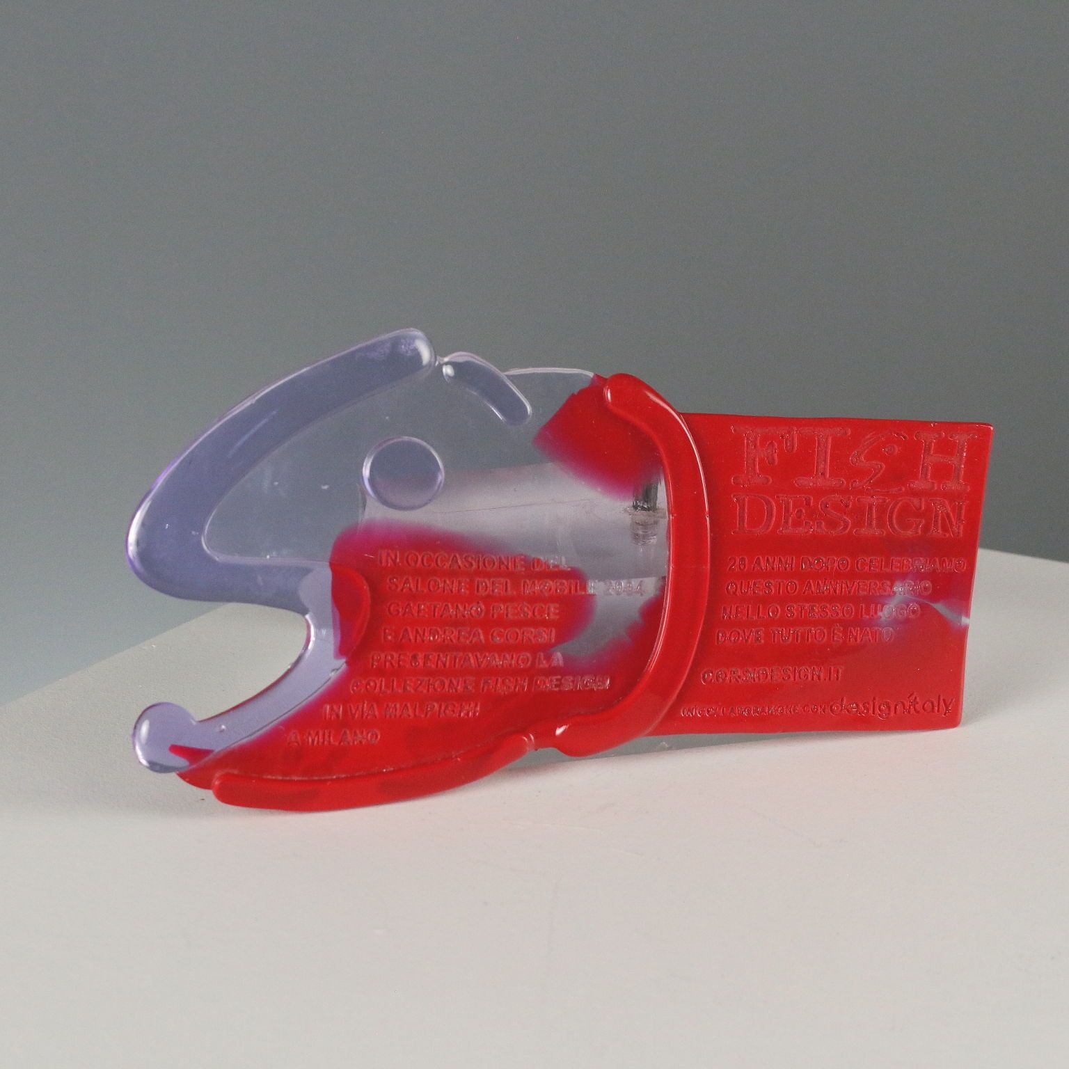 Gaetano Pesce Exhibition Invitation Fish Design Italy 2004 photo for sale