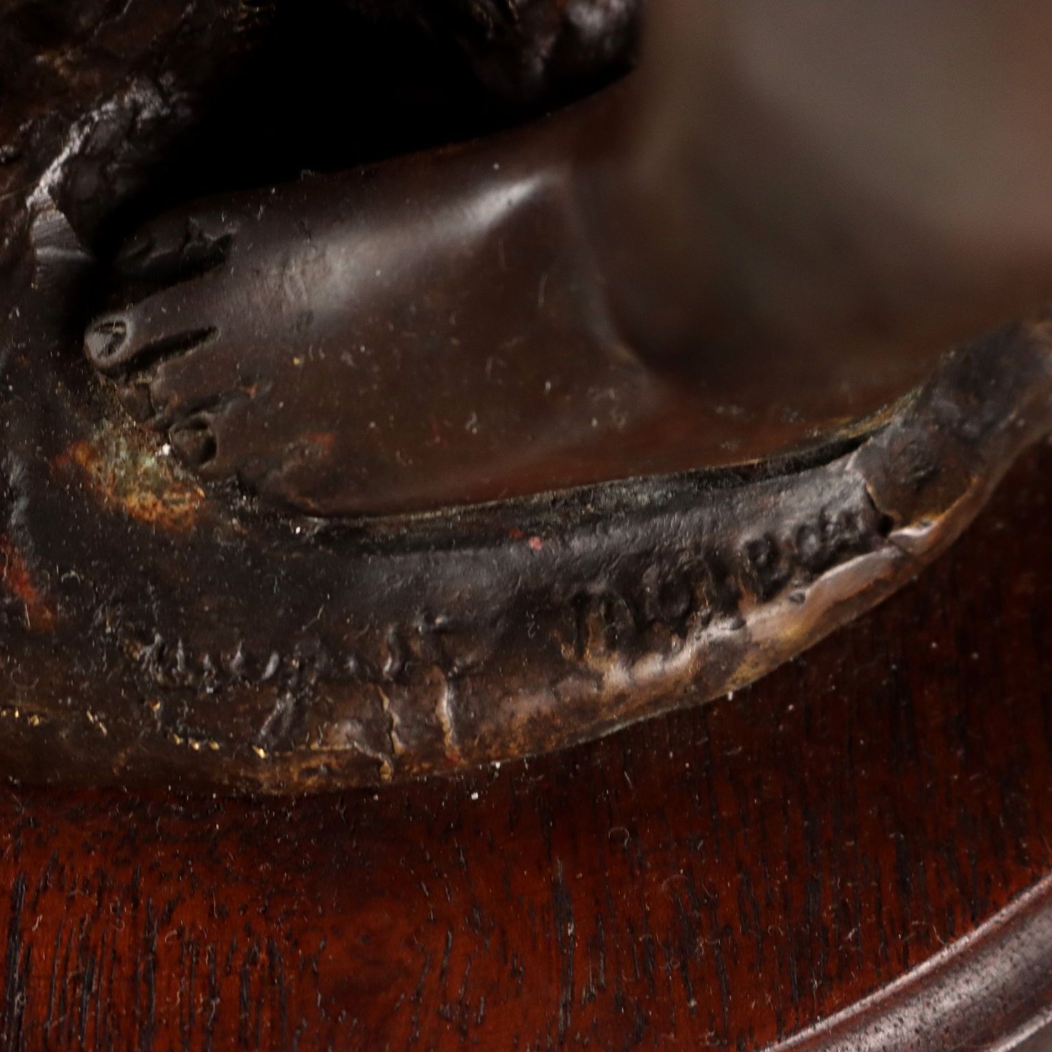 Bronzen sculptuur van Auguste Moreau, Fluisterende kinderen photo buy