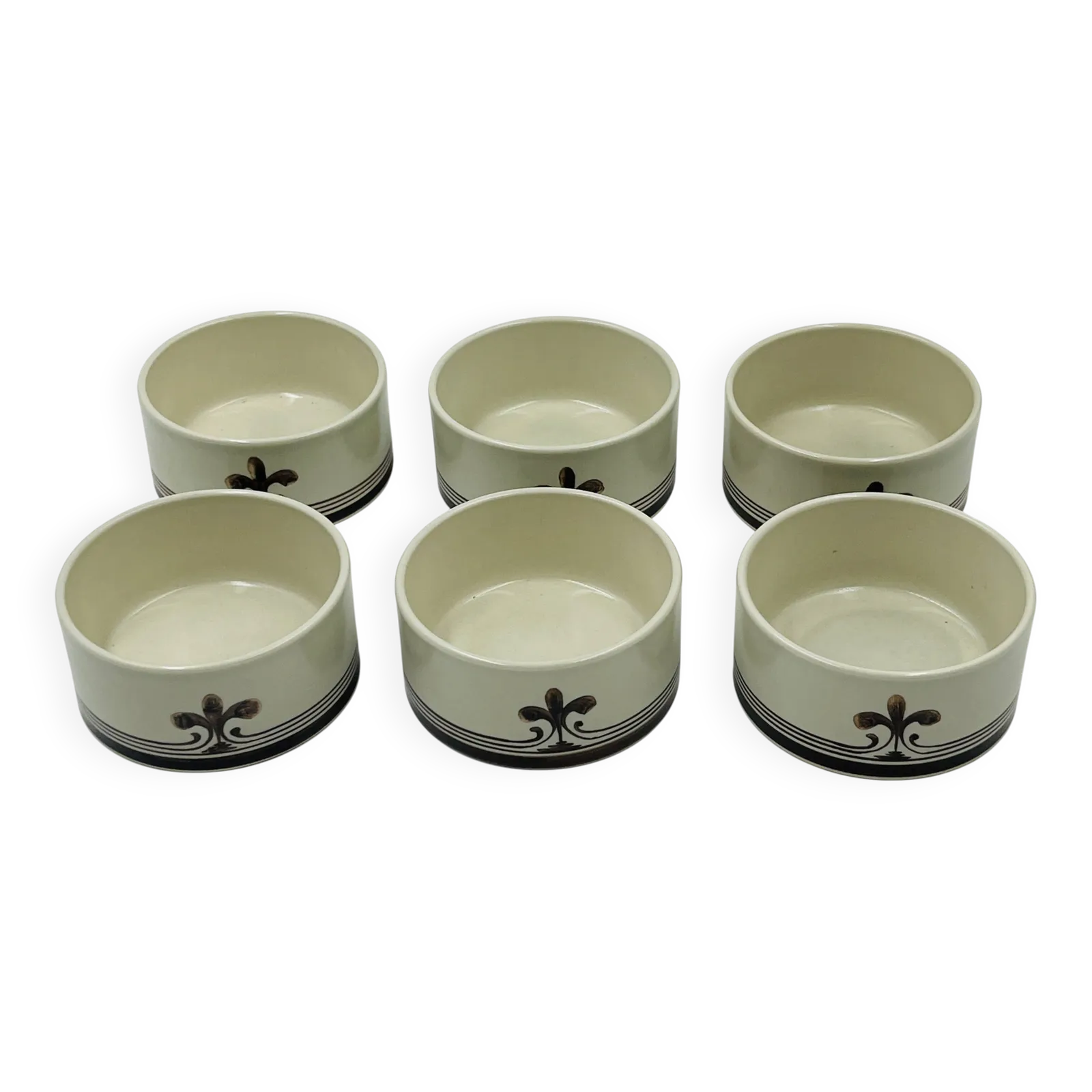 6 Rosenthal Studio Line "Siena" Ramekins By Richard Scharrer 1970
