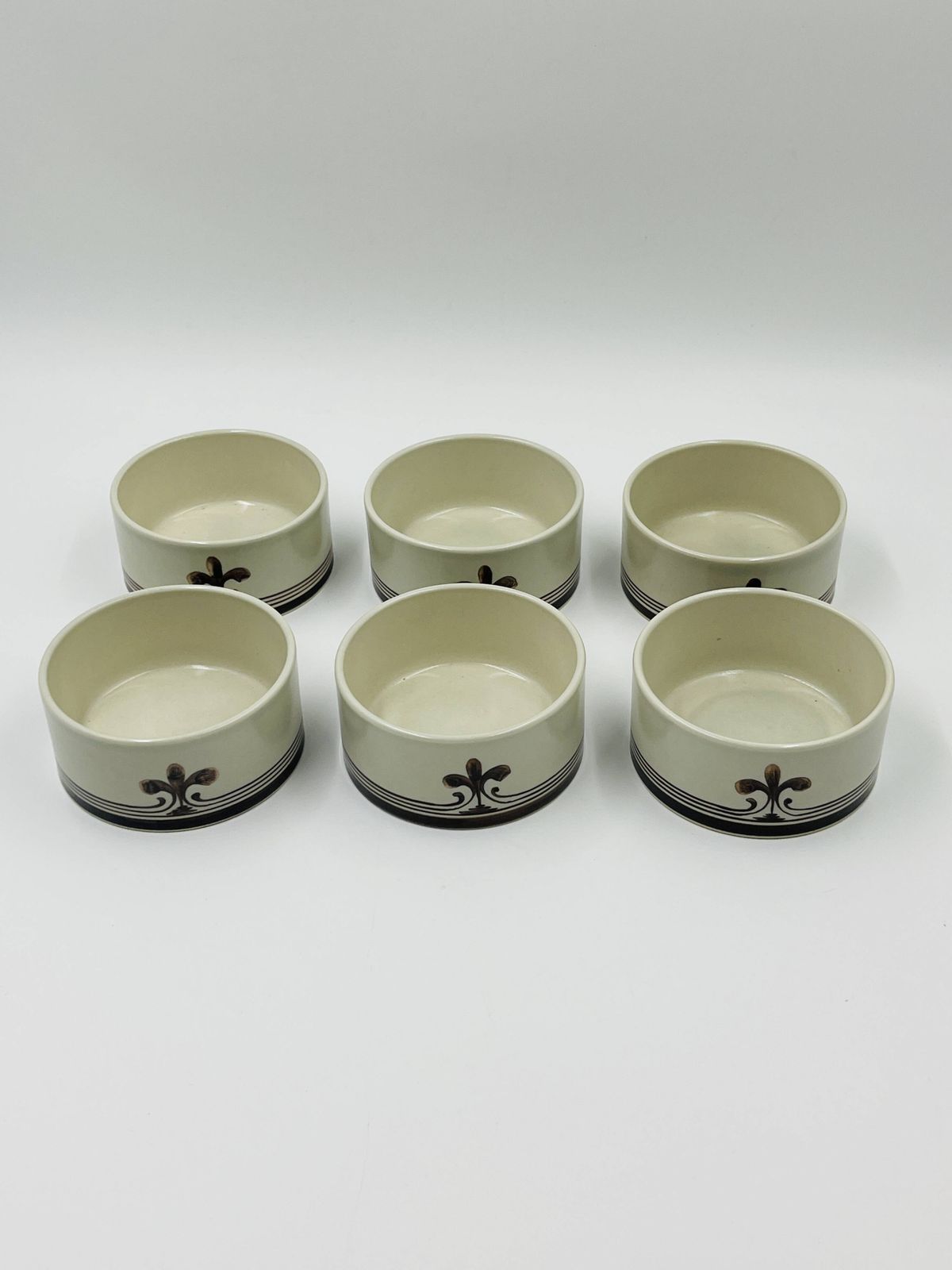 82.0 6 Rosenthal Studio Line "Siena" Ramekins By Richard Scharrer 1970 photo