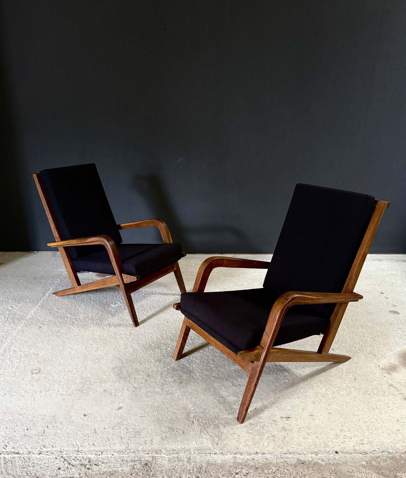 Mcm Design Lounge Chair Set, France 1950's photo furniture