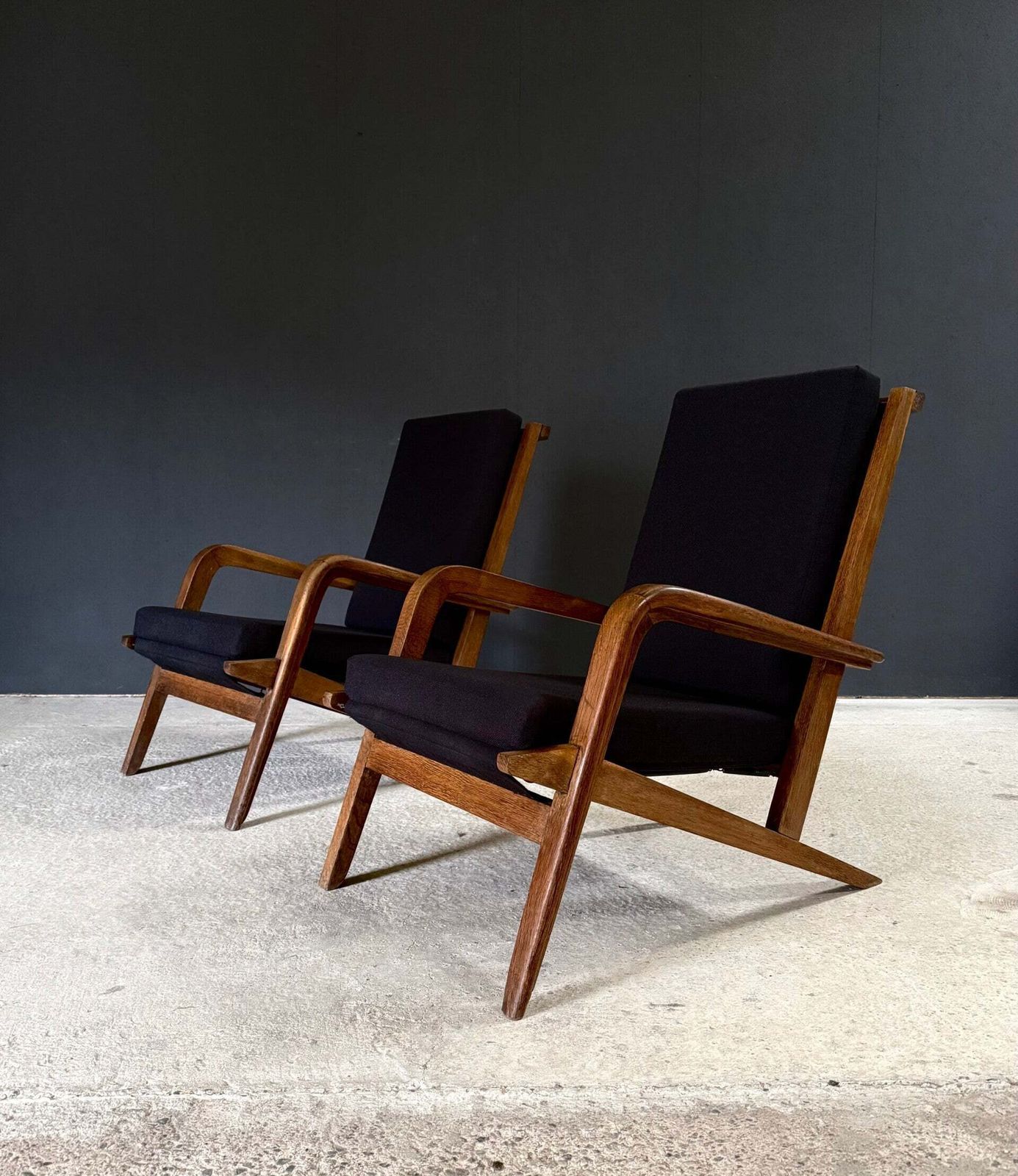 Mcm Design Lounge Chair Set, France 1950's photo Furniture