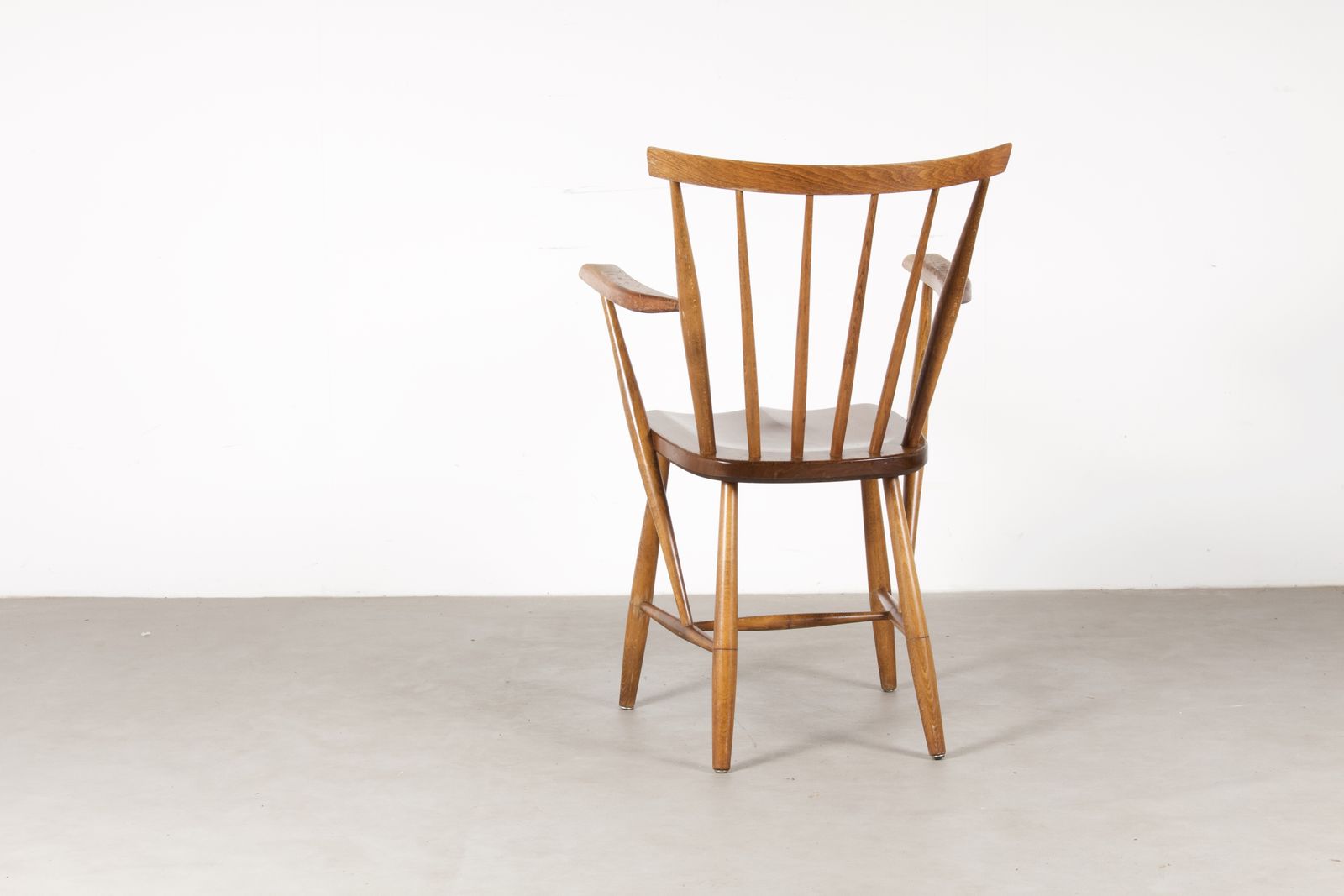 Vintage Mid-Century Teak Spijlenrug Stoel van Pastoe, Nederland, ca. jaren 1960 photo 295.0