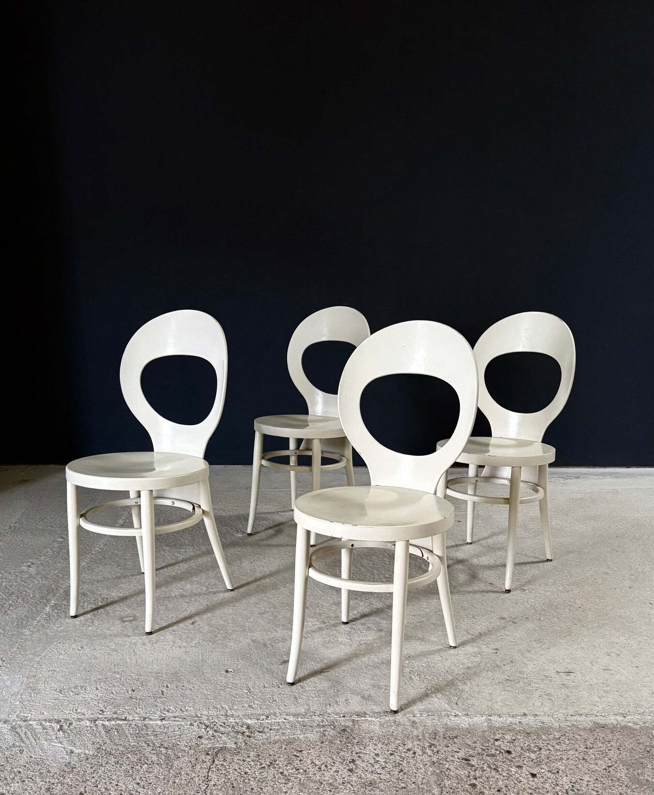 Mouette / Seagull Design Chair Set By Baumann, France 1950's