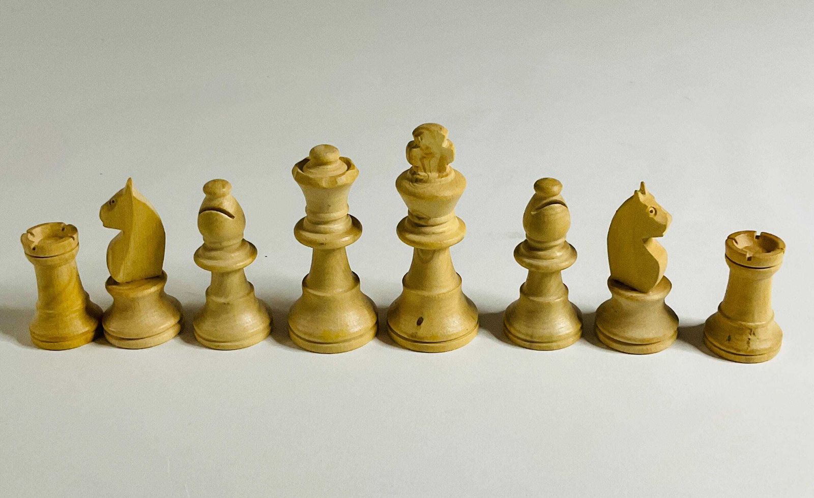 Schaakspel in originele doos, ongebruikt, Mid Century, van H.P. Gibson & Sons photo vinterior