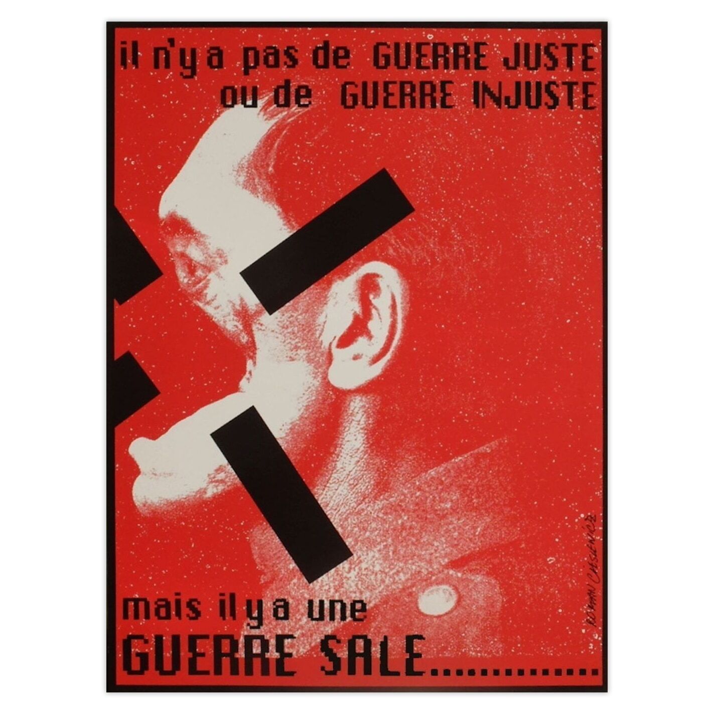 Affiche La Guerre de Roman Cieslewicz