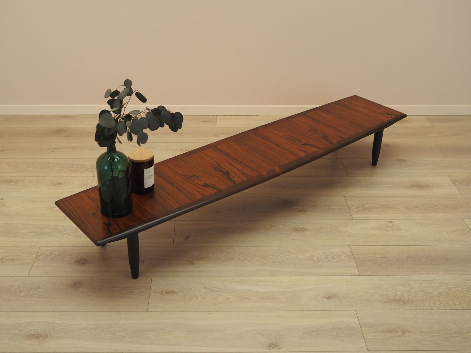 Danish Lowboard With Black Legs – Low Profile Mid Century Modern Design, 1970s photo 1089.0