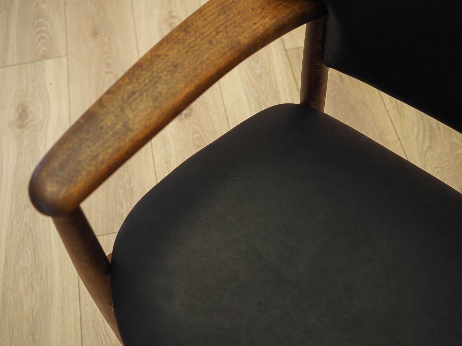 Mobilier Fauteuils Ejner Larsen & Aksel Bender Madsen pour Fritz Hansen, chêne, années 1970 photo