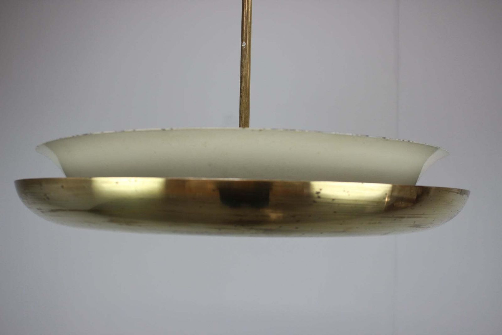 Lampe suspendue Ufo Josef Hůrka pour Napako, Tchécoslovaquie, années 1930 photo 897.0