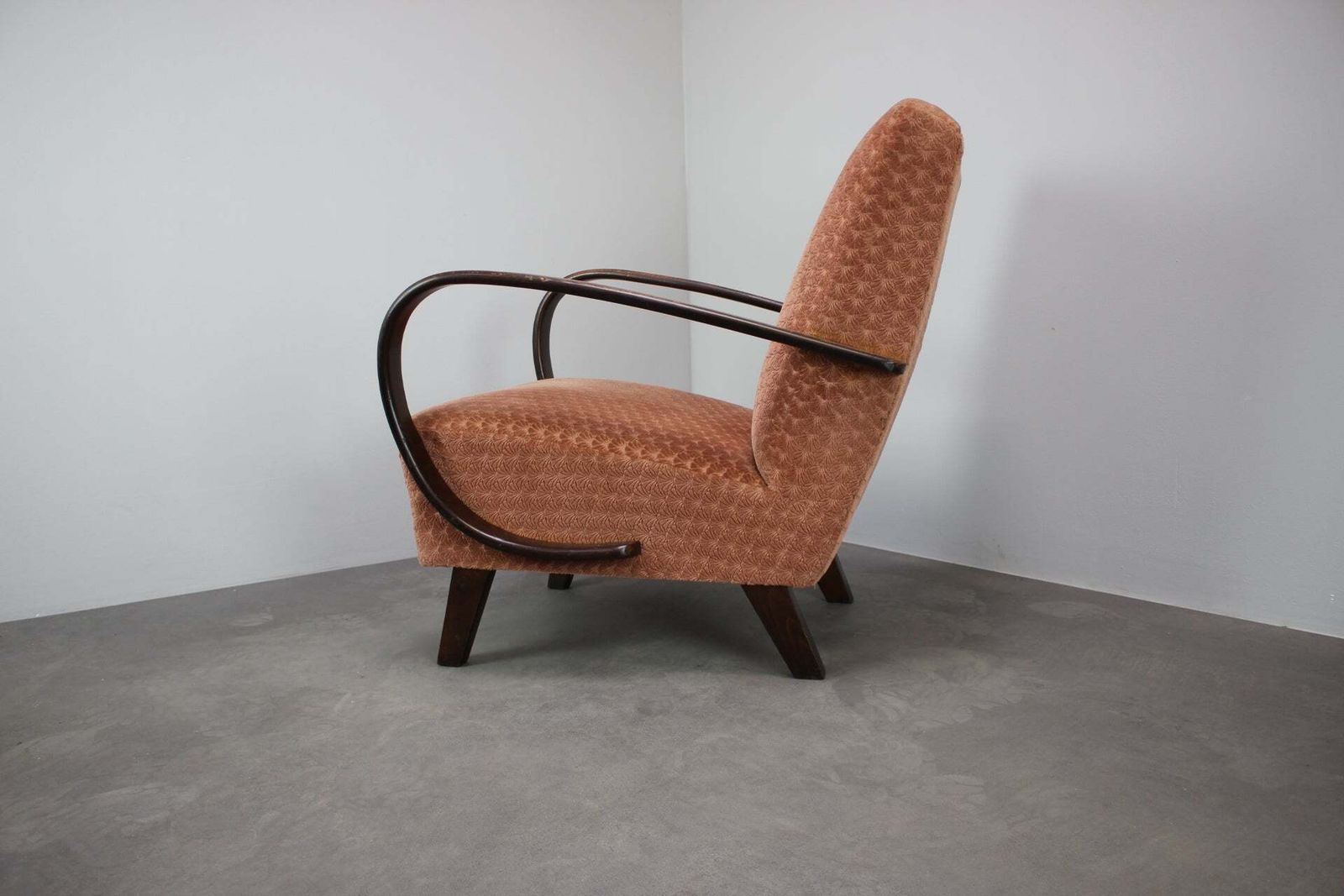 Fauteuil Jindřich Halabala, Tchécoslovaquie, années 1950 photo vinterior
