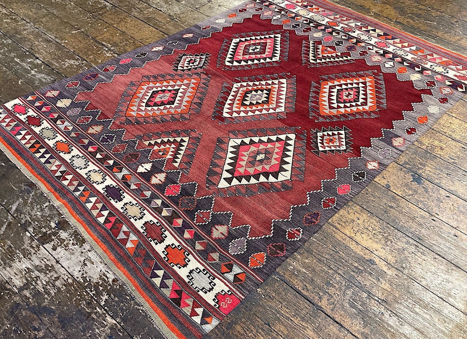Vintage Anatolische kilim 2,50 m x 1,70 m photo 950.0
