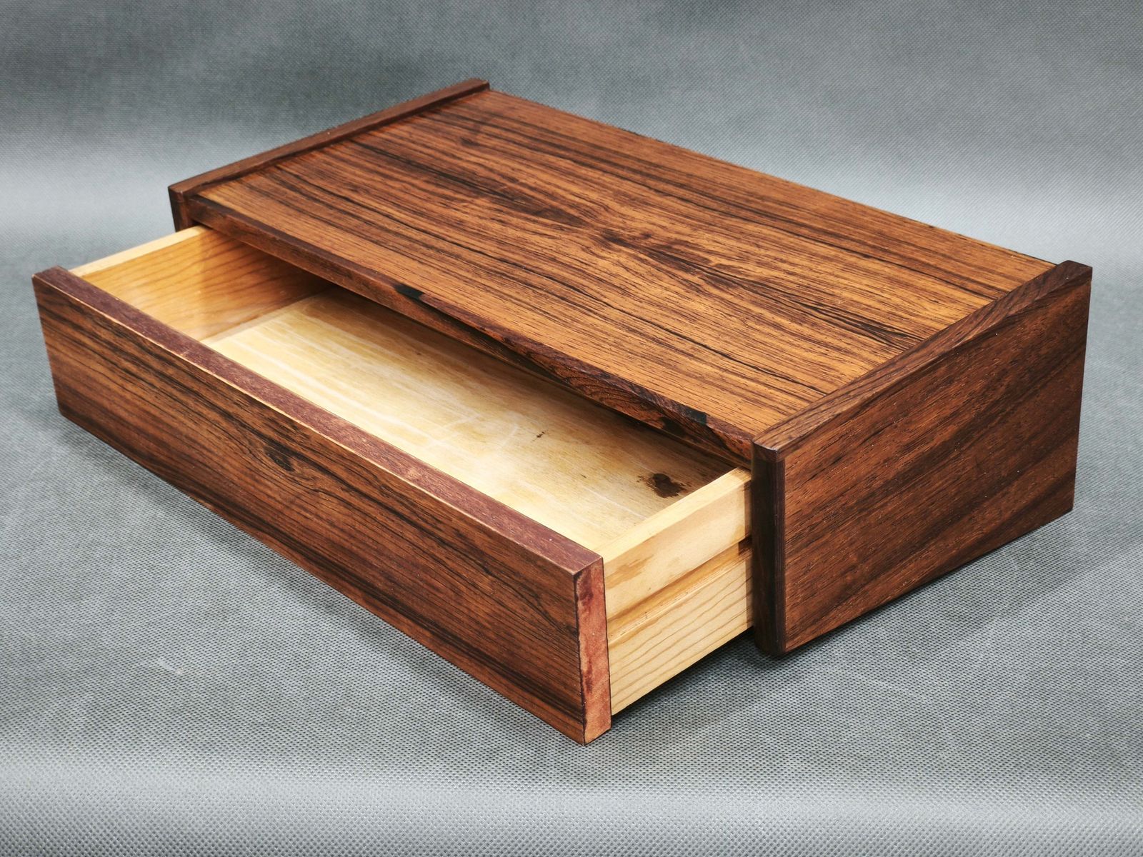 Furniture Pair Of Danish Rosewood Floating Bedside Tables, 1960s photo