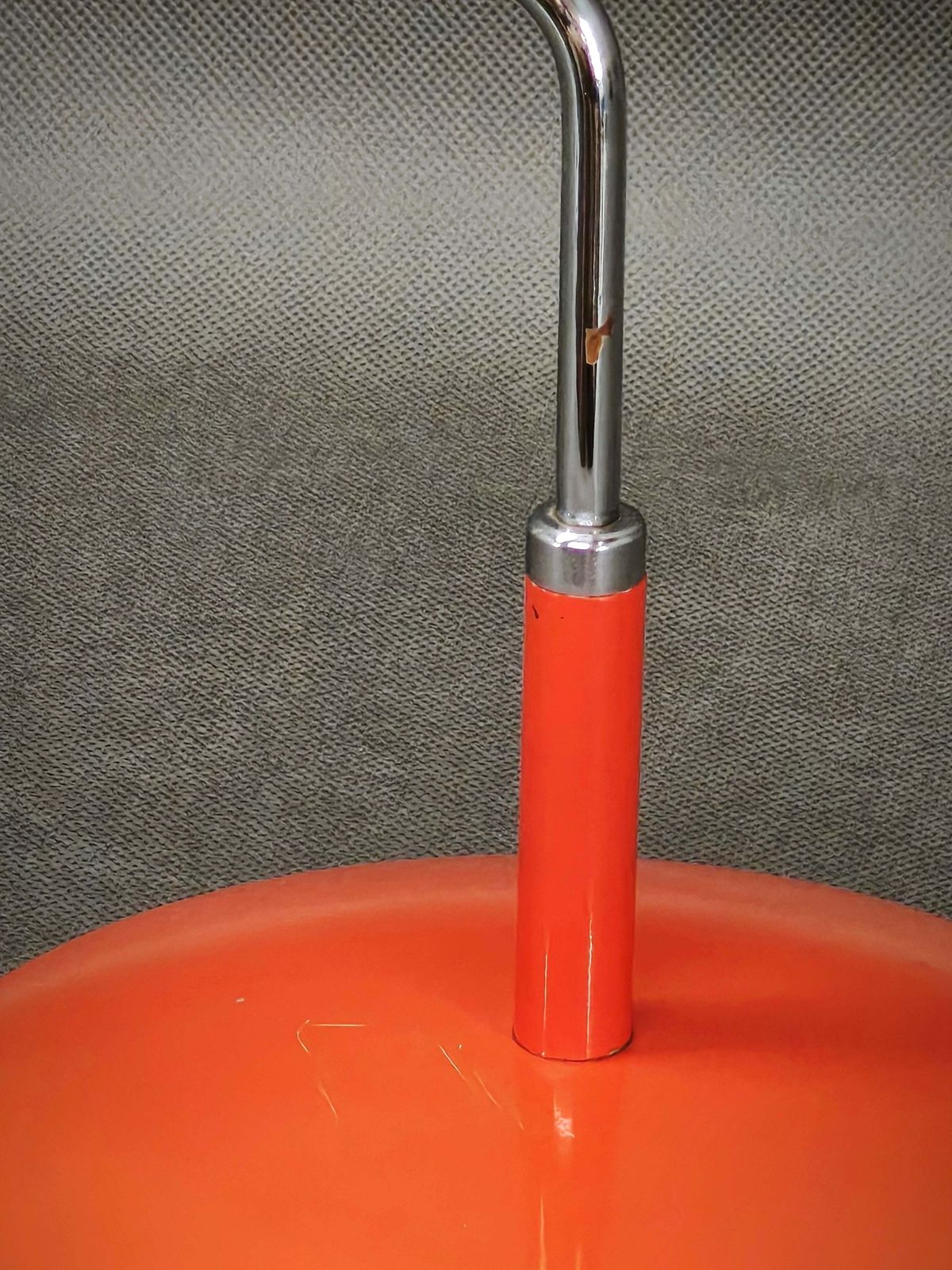 Josef Hůrka Orange Table Lamp For Napako, Czechoslovakia, 1960s photo vintage
