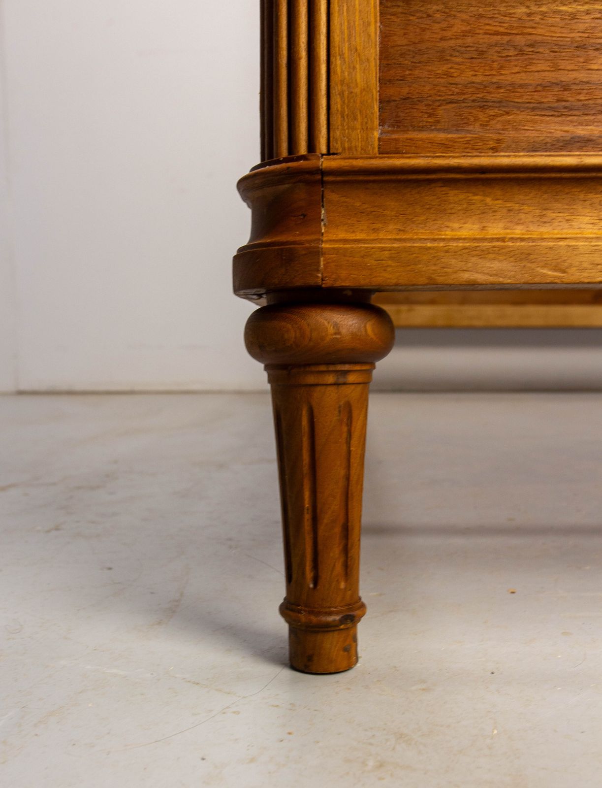photo furniture French Carved Walnut Bed Full Size Or Double Bed Louis XVI Style, Circa 1900