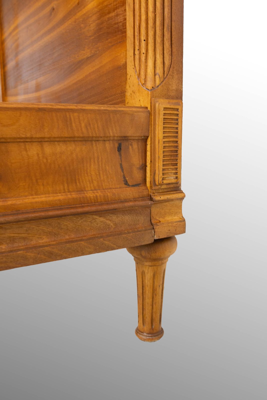 photo for sale French Carved Walnut Bed Full Size Or Double Bed Louis XVI Style, Circa 1900
