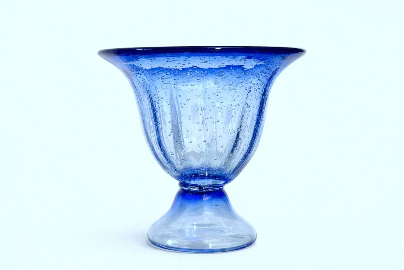 Pauly & Co. / Glass Vase Cobalt Blue / Art Deco Murano Glass '50