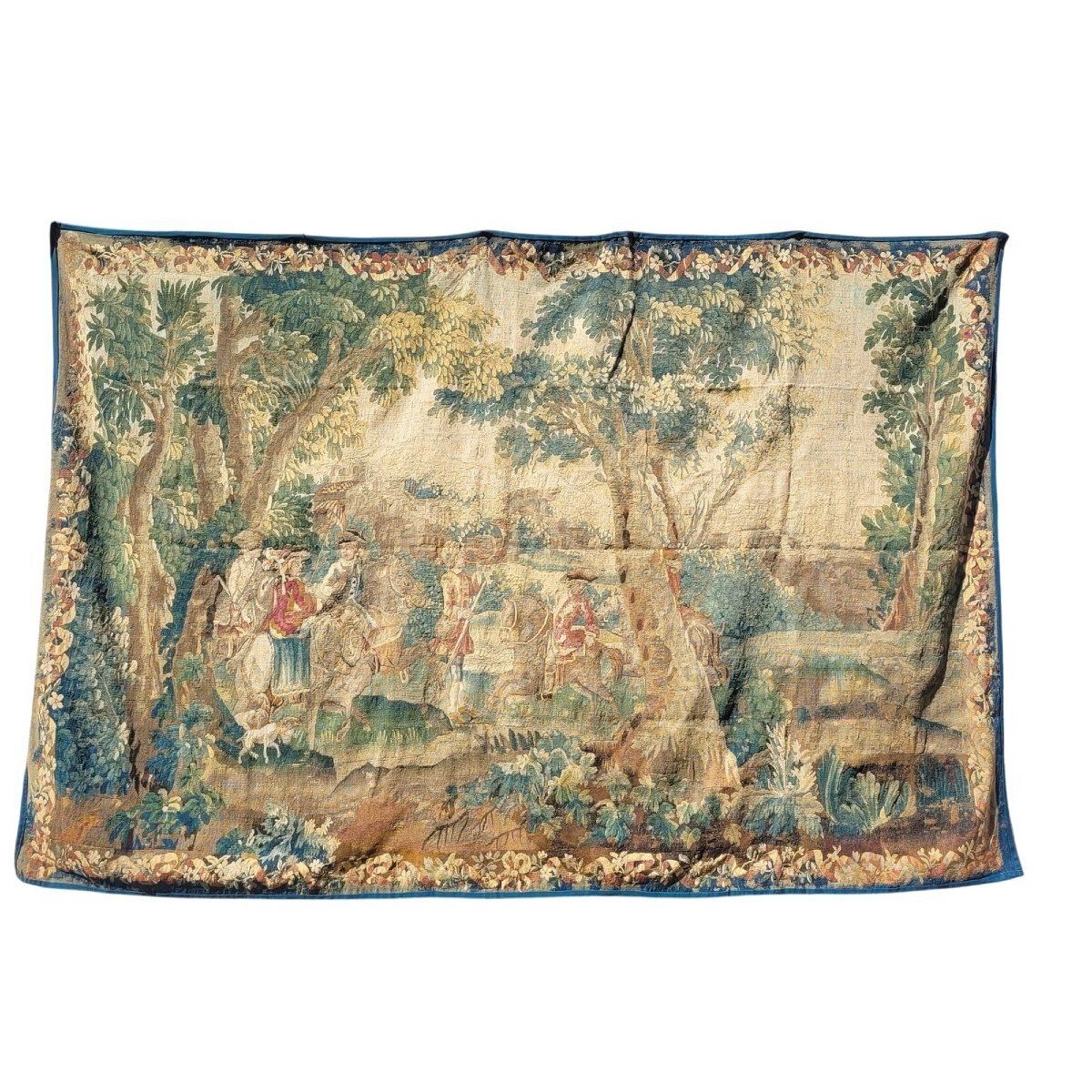 Hofelijke Stoet, 246x368 cm, Wollen Wandtapijt, Eind 17e - Begin 18e Eeuw