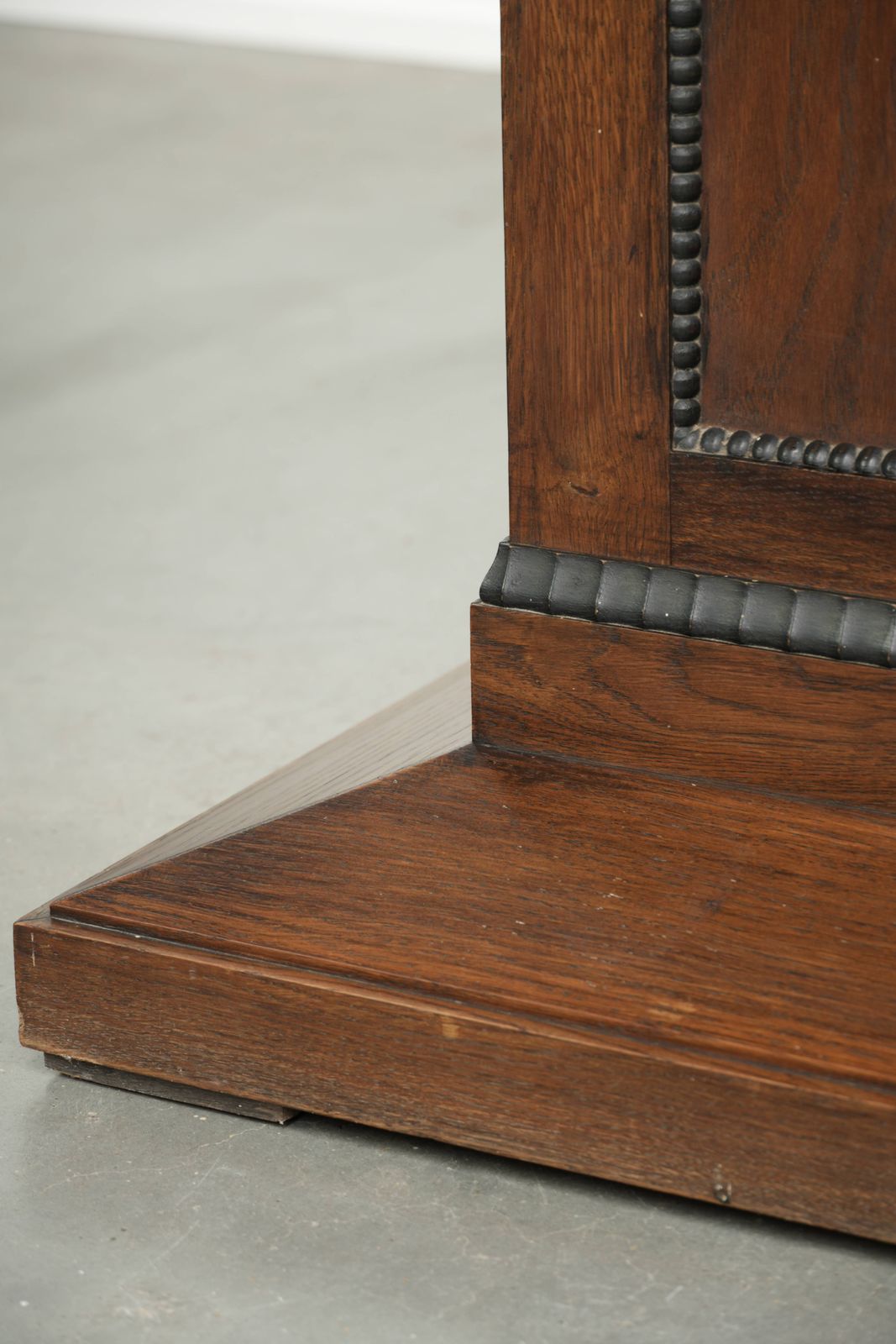 442.0 Beautiful Dutch Oak Side Table/Center Table In Luxurious Amsterdam School Design With Exquisite Details photo