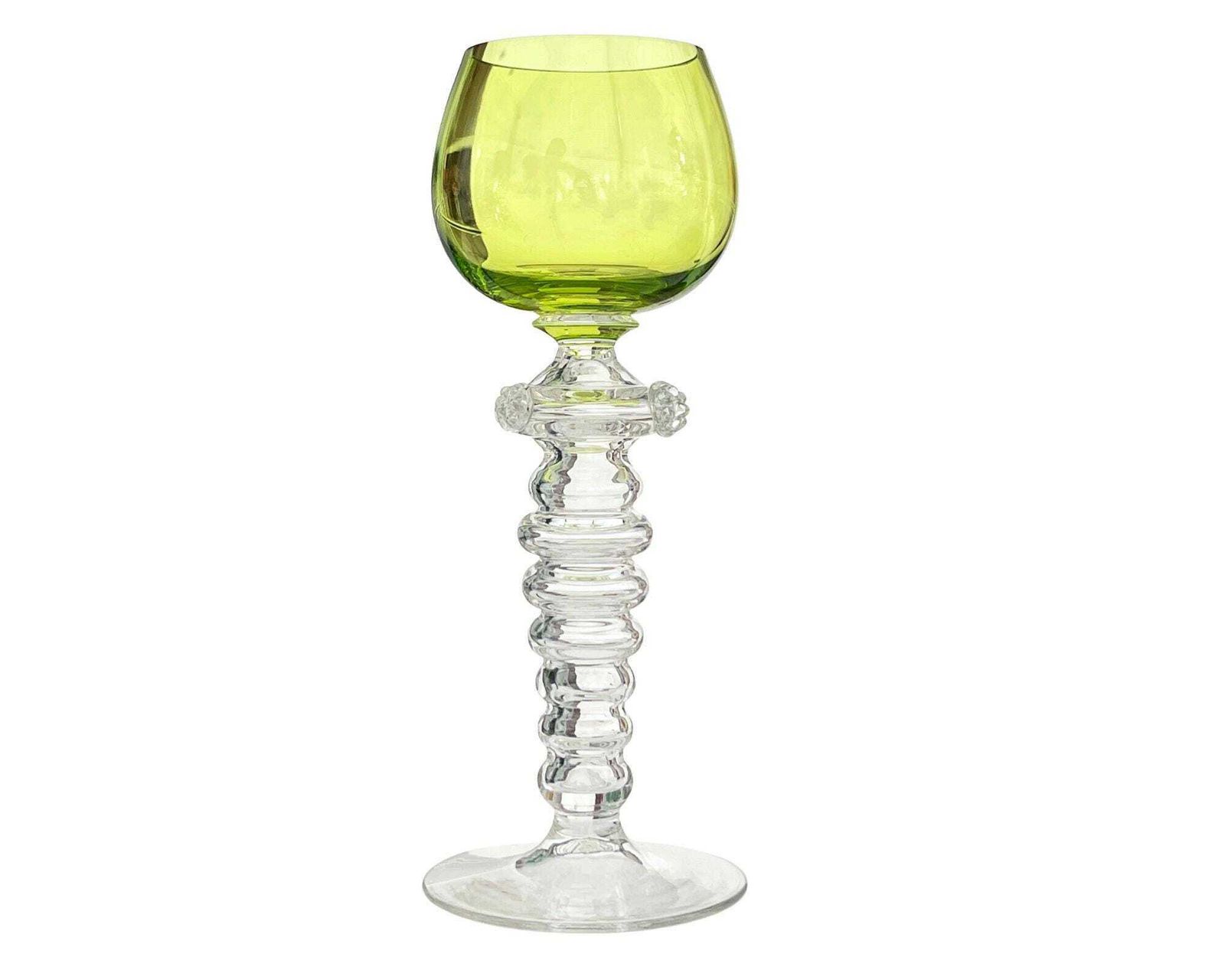 Roemer Glass Theresienthal | 6pcs Wine Glasses | Hollow Blown Voice photo Woonaccessoires