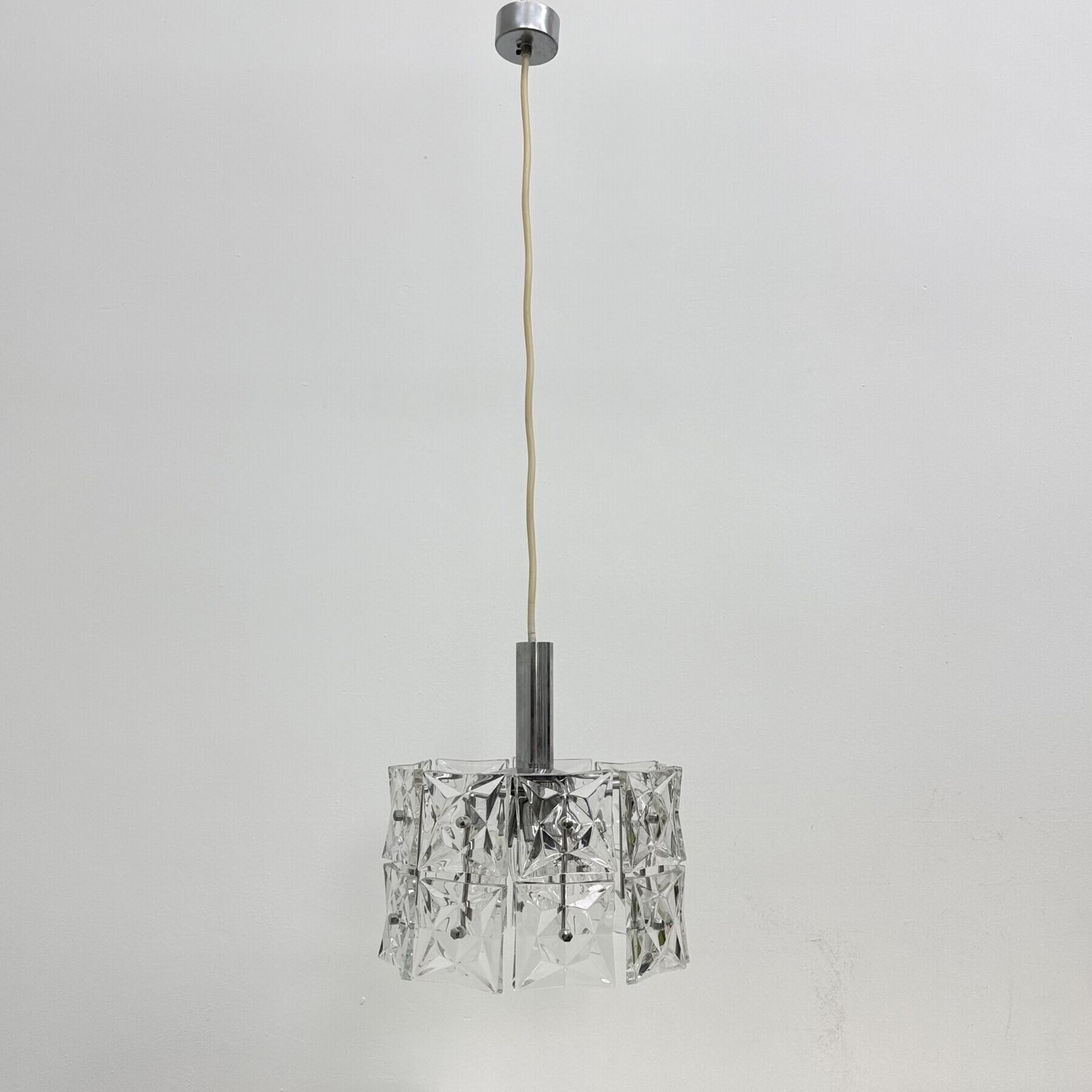 photo vinterior Mid Century Design Kinkeldey hanglamp, jaren 1970