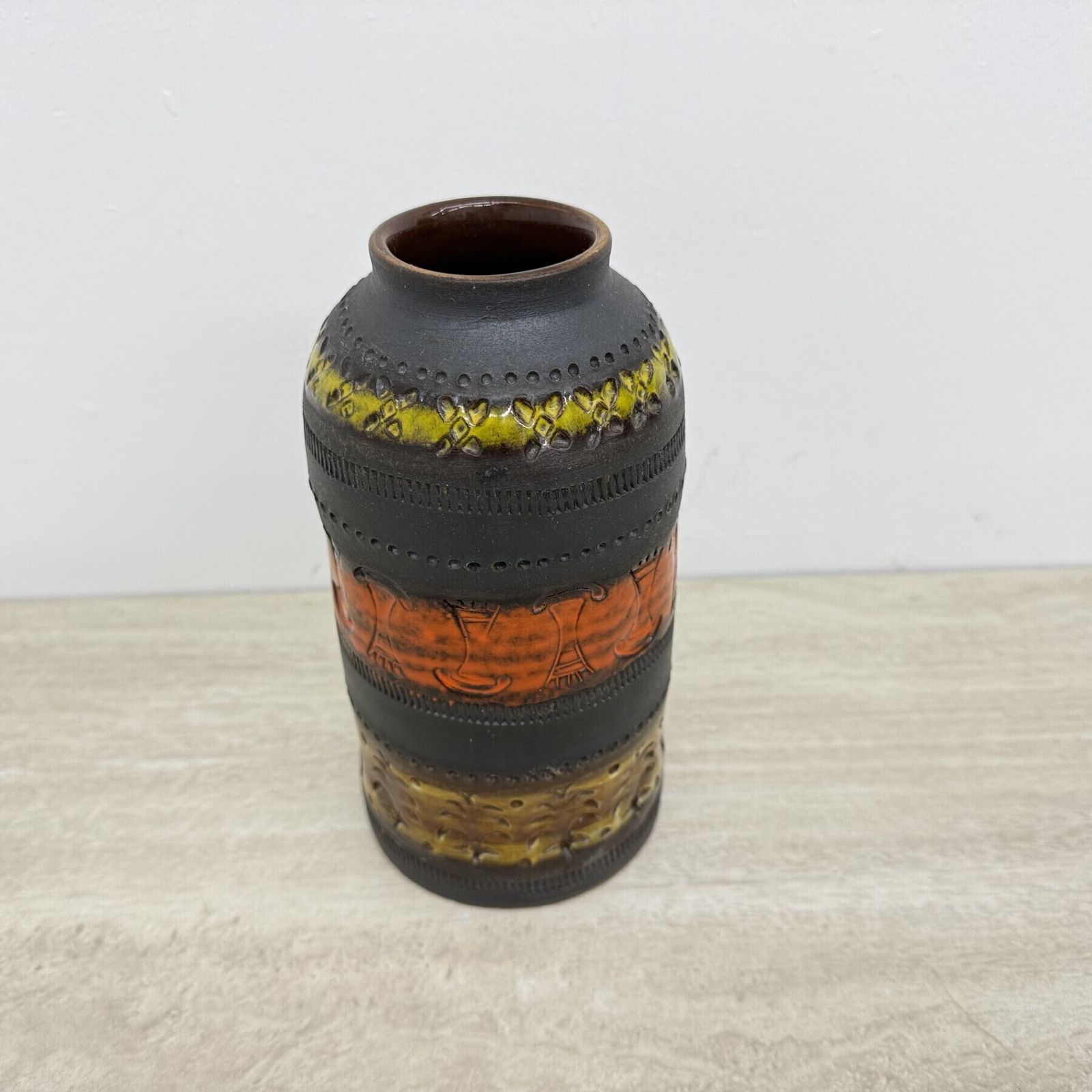 Vase mid-century Bitossi Genovese, par Aldo Londi, Italie, années 1970 photo 293.0