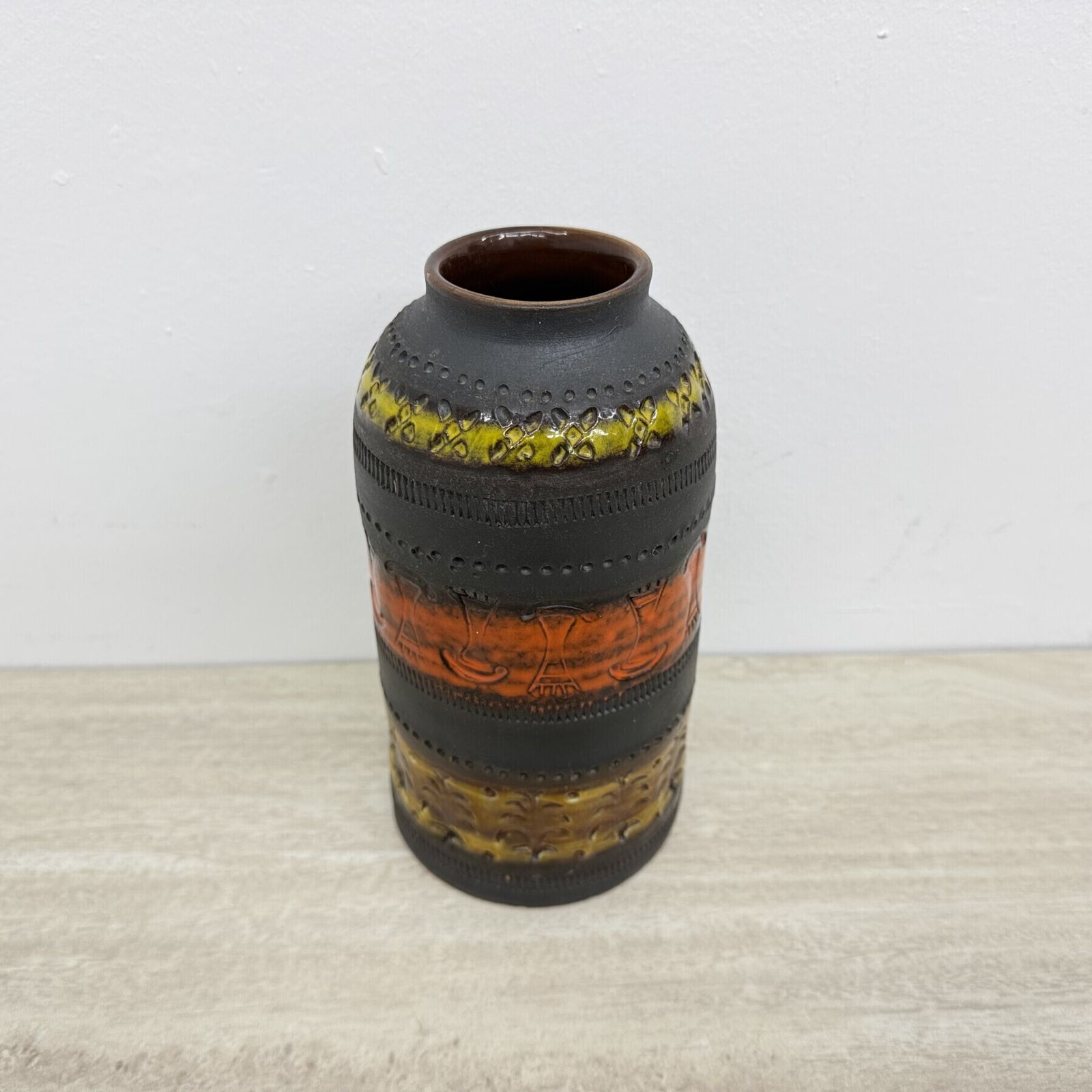 293.0 Vase mid-century Bitossi Genovese, par Aldo Londi, Italie, années 1970 photo