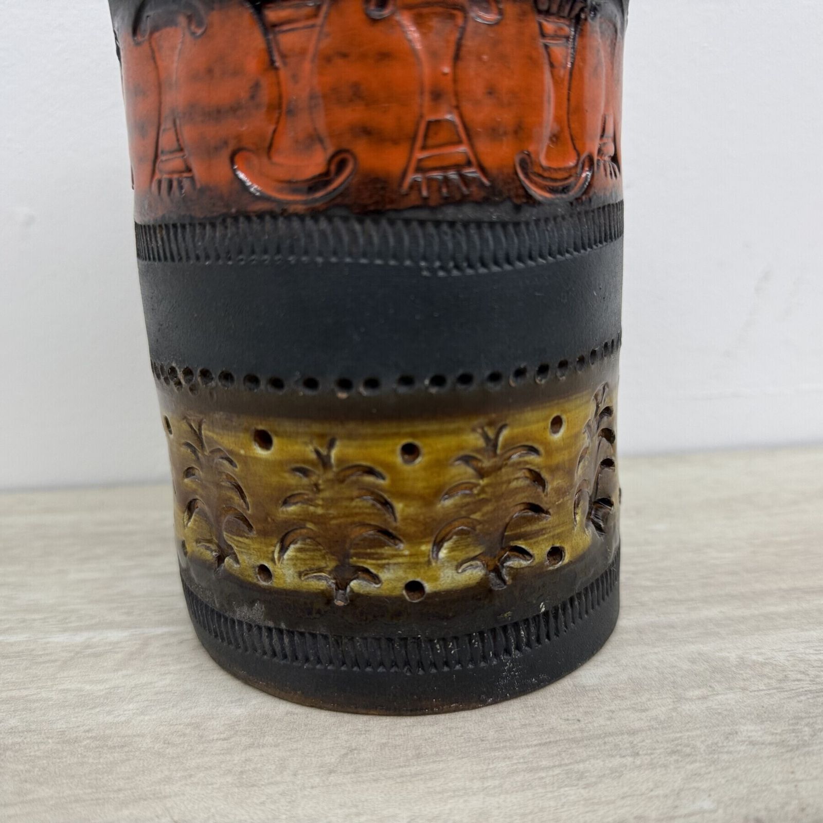 photo vintage Vase mid-century Bitossi Genovese, par Aldo Londi, Italie, années 1970